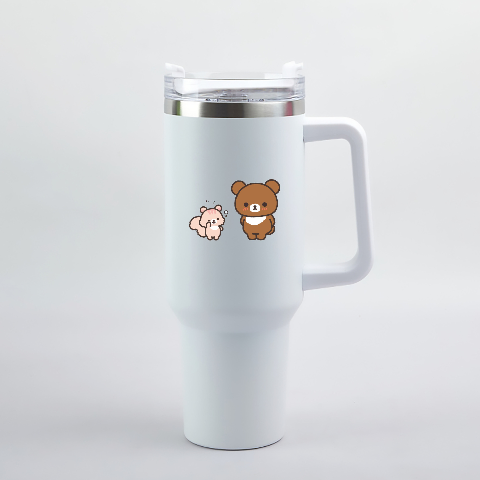 （画像用） リラックマ リラックマ キイロイトリ Rilakkuma Korilakkuma Kiiroitori 1200mL車用タンブラー（カラープリント）