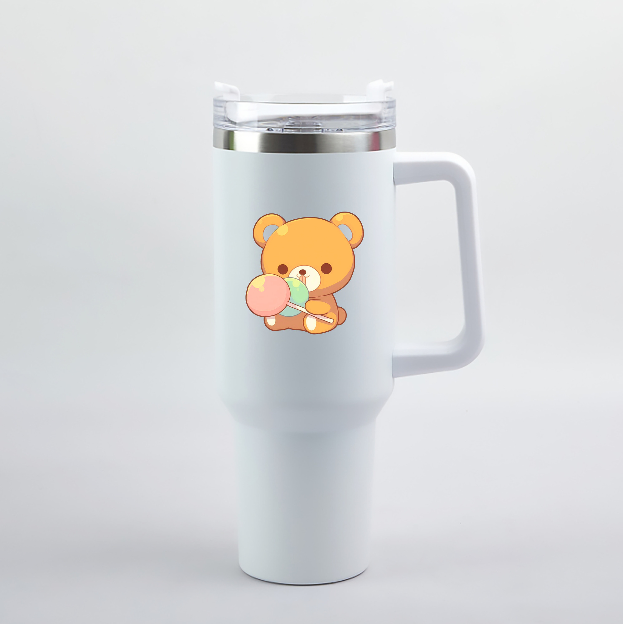 （画像用） リラックマ リラックマ キイロイトリ Rilakkuma Korilakkuma Kiiroitori 1200mL車用タンブラー（カラープリント）