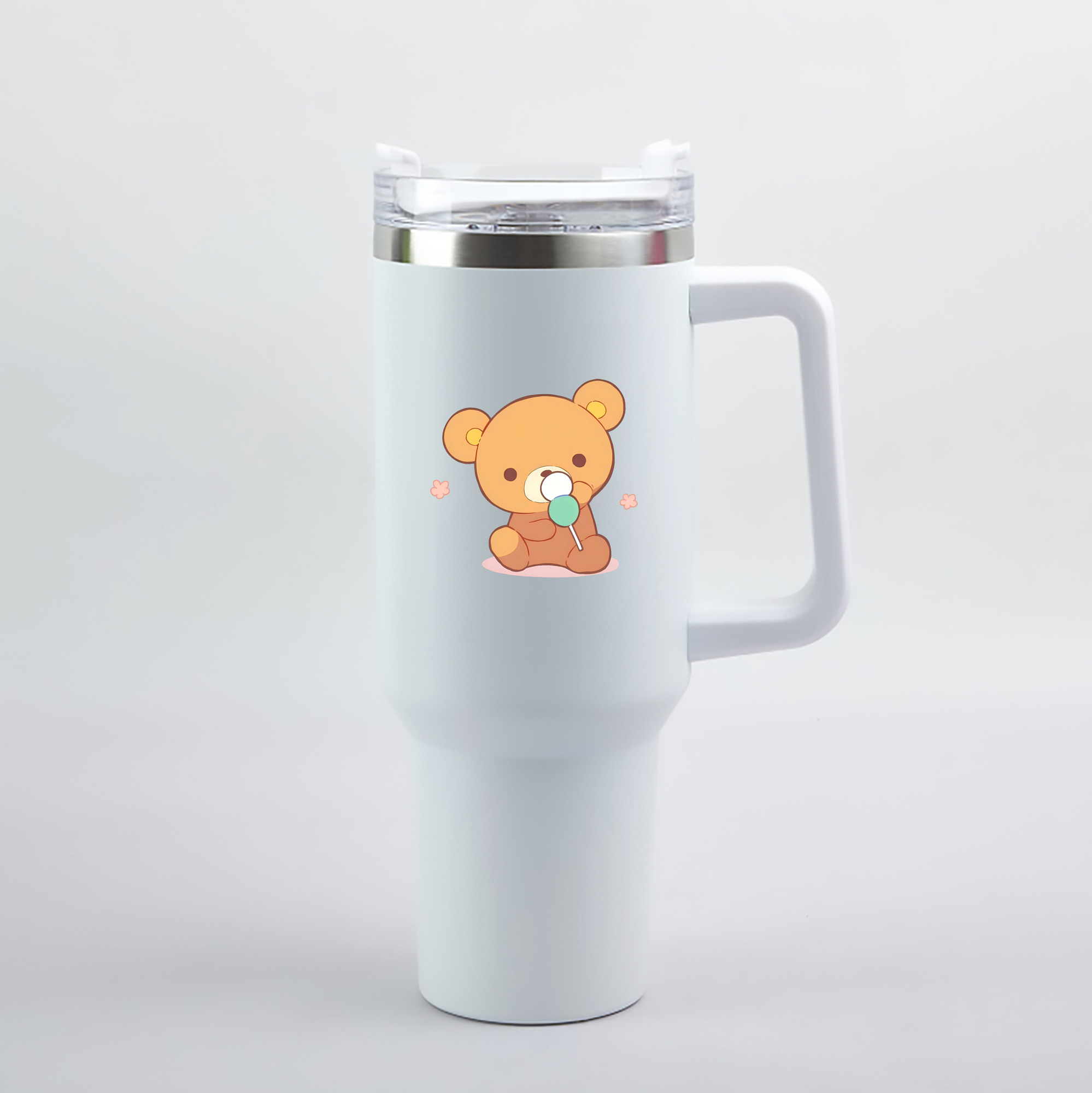 （画像用） リラックマ リラックマ キイロイトリ Rilakkuma Korilakkuma Kiiroitori 1200mL車用タンブラー（カラープリント）