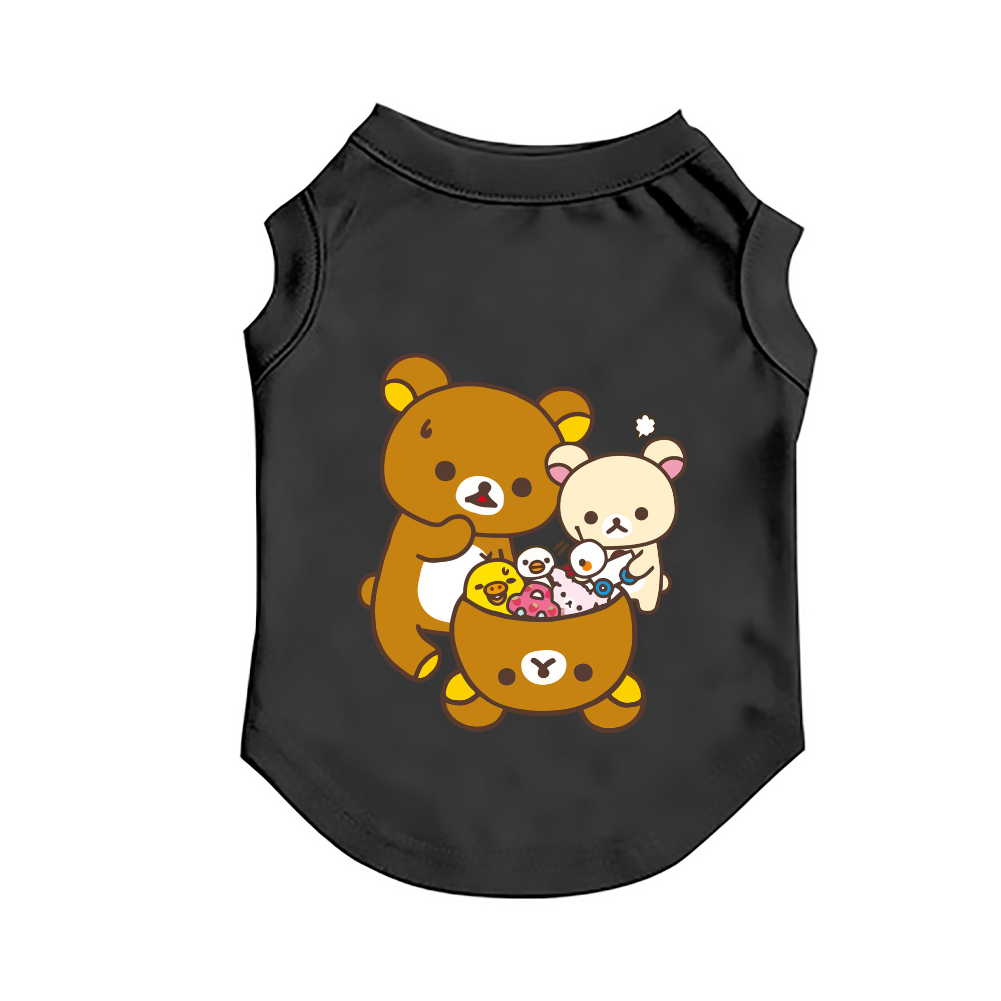 （画像用） リラックマ リラックマ キイロイトリ Rilakkuma Korilakkuma Kiiroitori ペット用ベスト