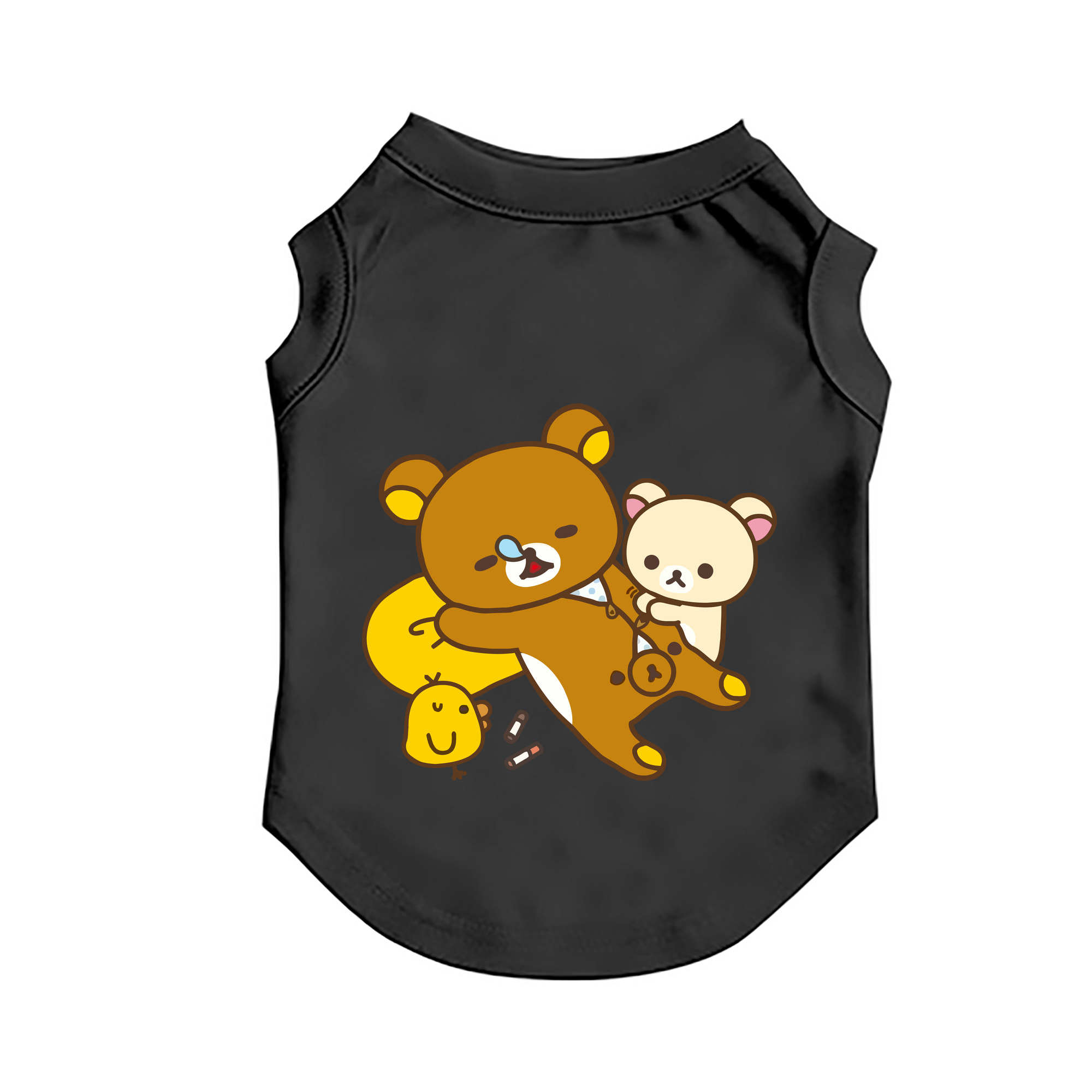 （画像用） リラックマ リラックマ キイロイトリ Rilakkuma Korilakkuma Kiiroitori ペット用ベスト