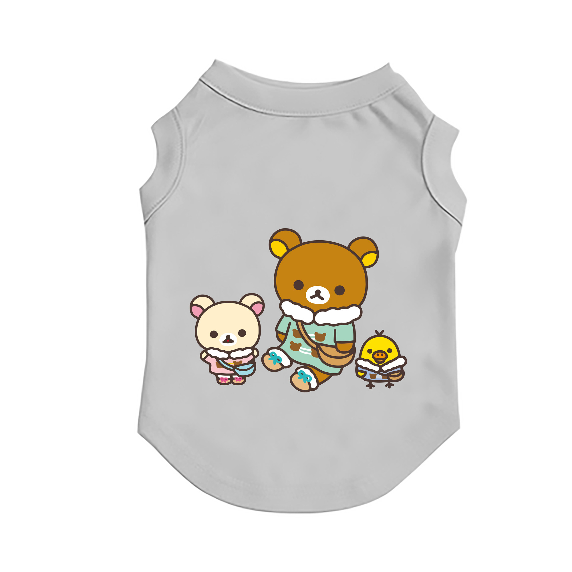 （画像用） リラックマ リラックマ キイロイトリ Rilakkuma Korilakkuma Kiiroitori ペット用ベスト