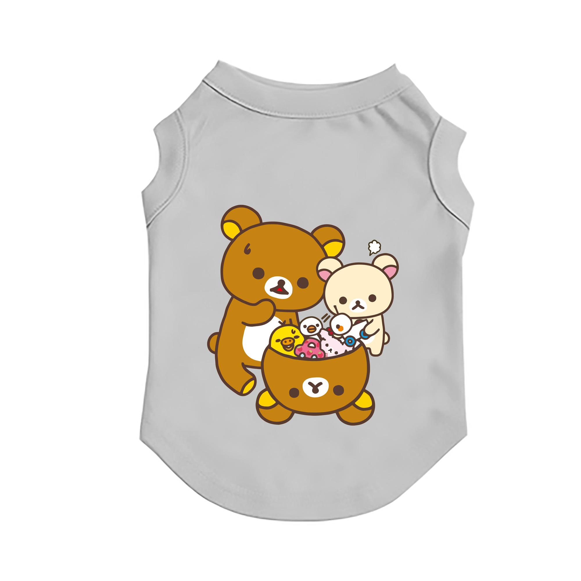 （画像用） リラックマ リラックマ キイロイトリ Rilakkuma Korilakkuma Kiiroitori ペット用ベスト