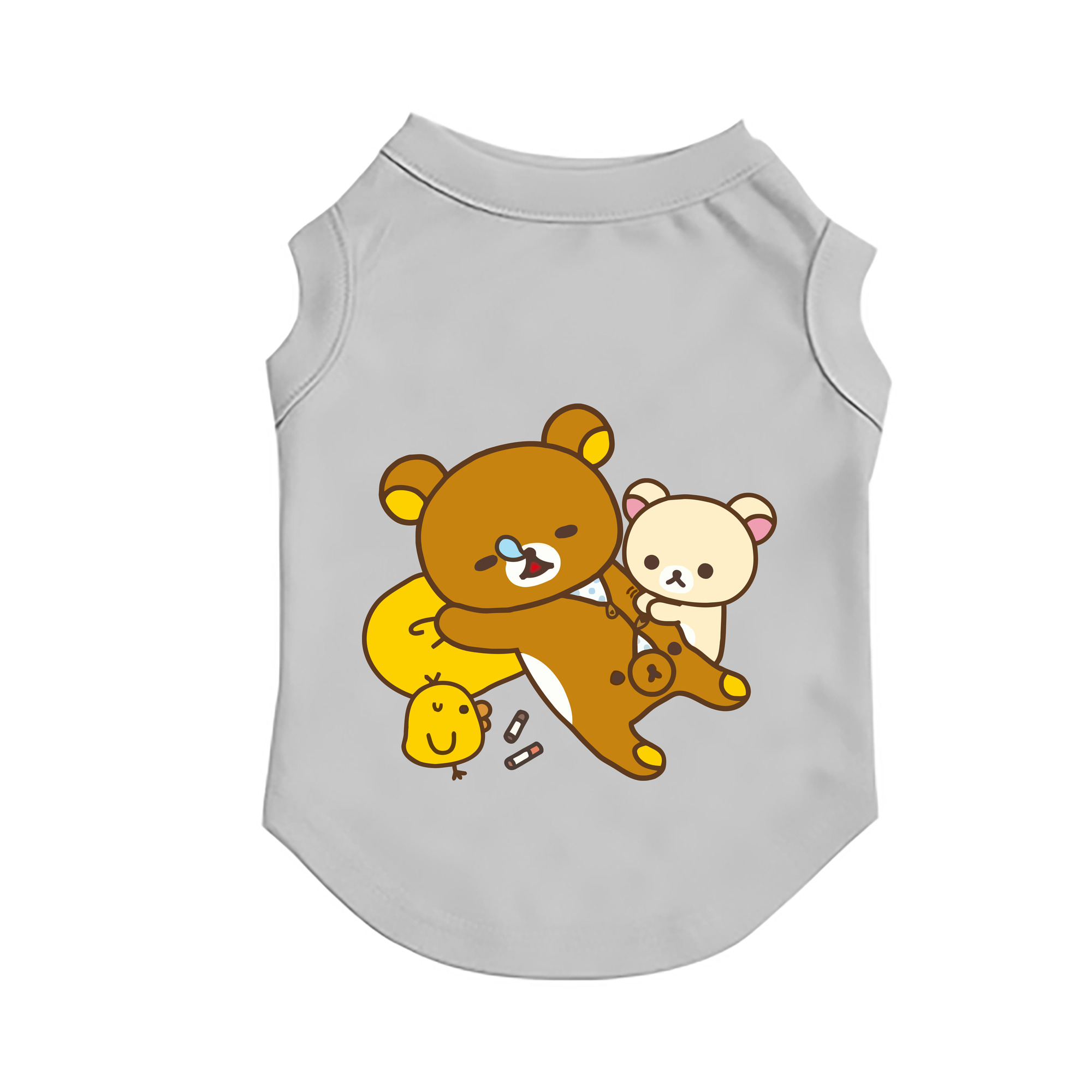 （画像用） リラックマ リラックマ キイロイトリ Rilakkuma Korilakkuma Kiiroitori ペット用ベスト