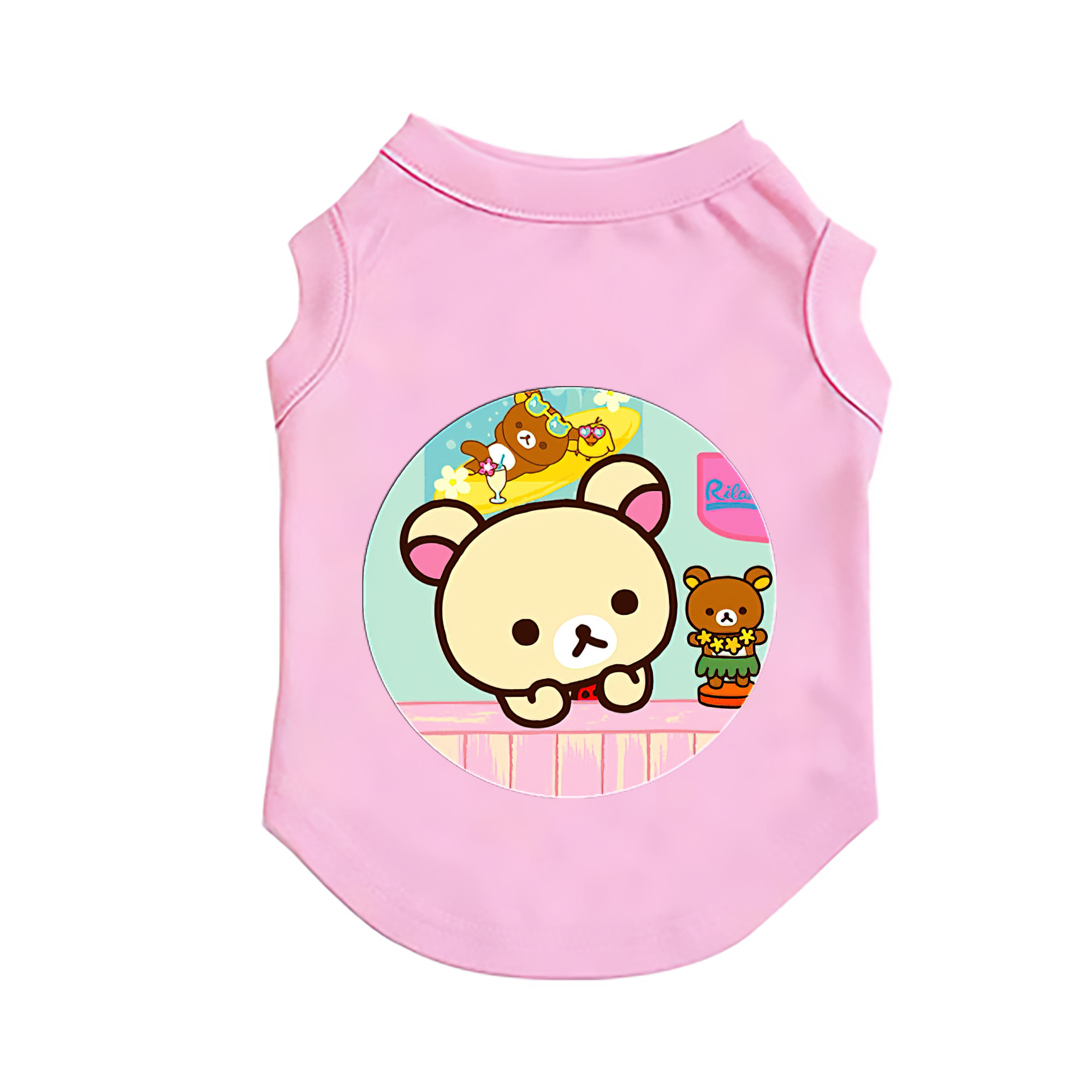 （画像用） リラックマ リラックマ キイロイトリ Rilakkuma Korilakkuma Kiiroitori ペット用ベスト