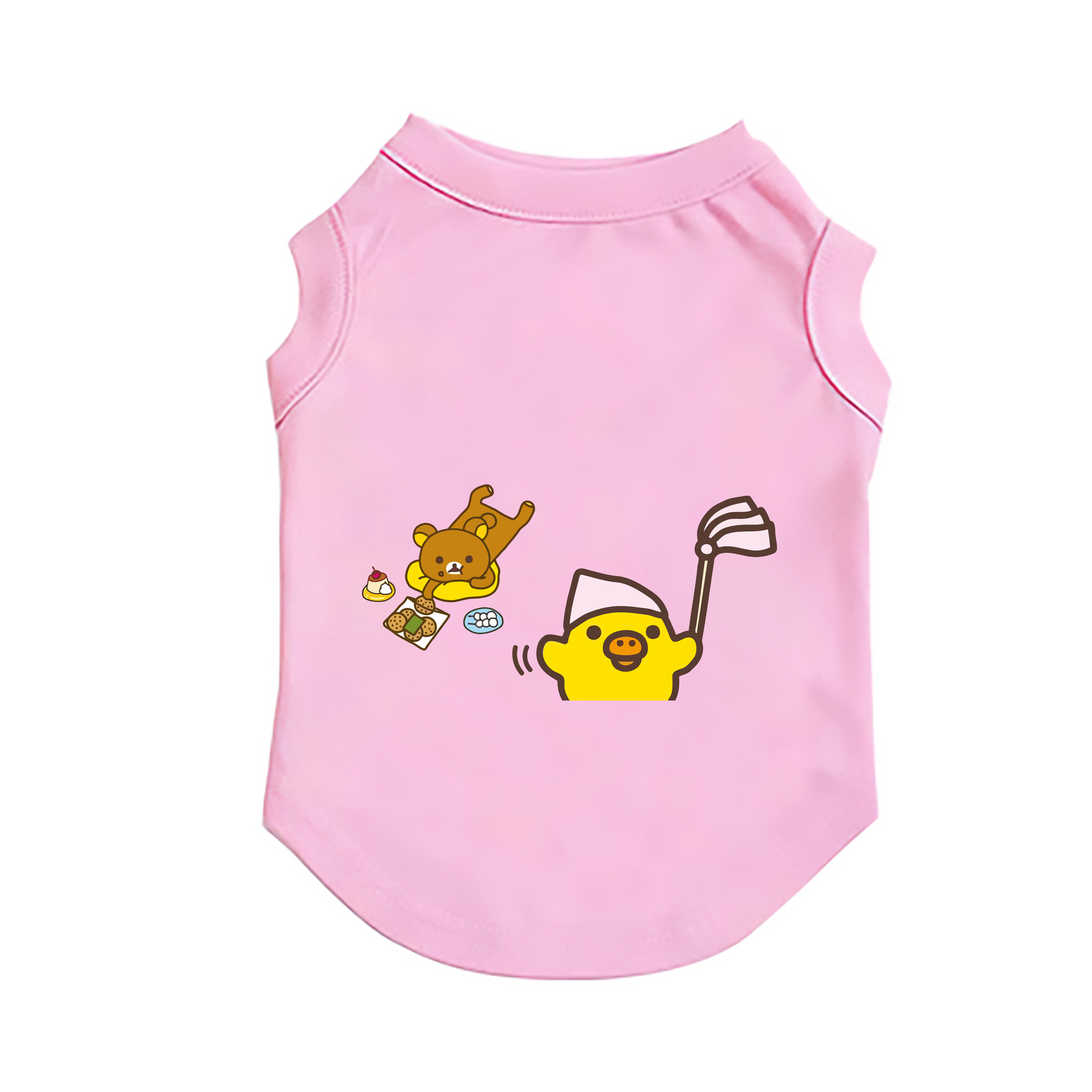 （画像用） リラックマ リラックマ キイロイトリ Rilakkuma Korilakkuma Kiiroitori ペット用ベスト