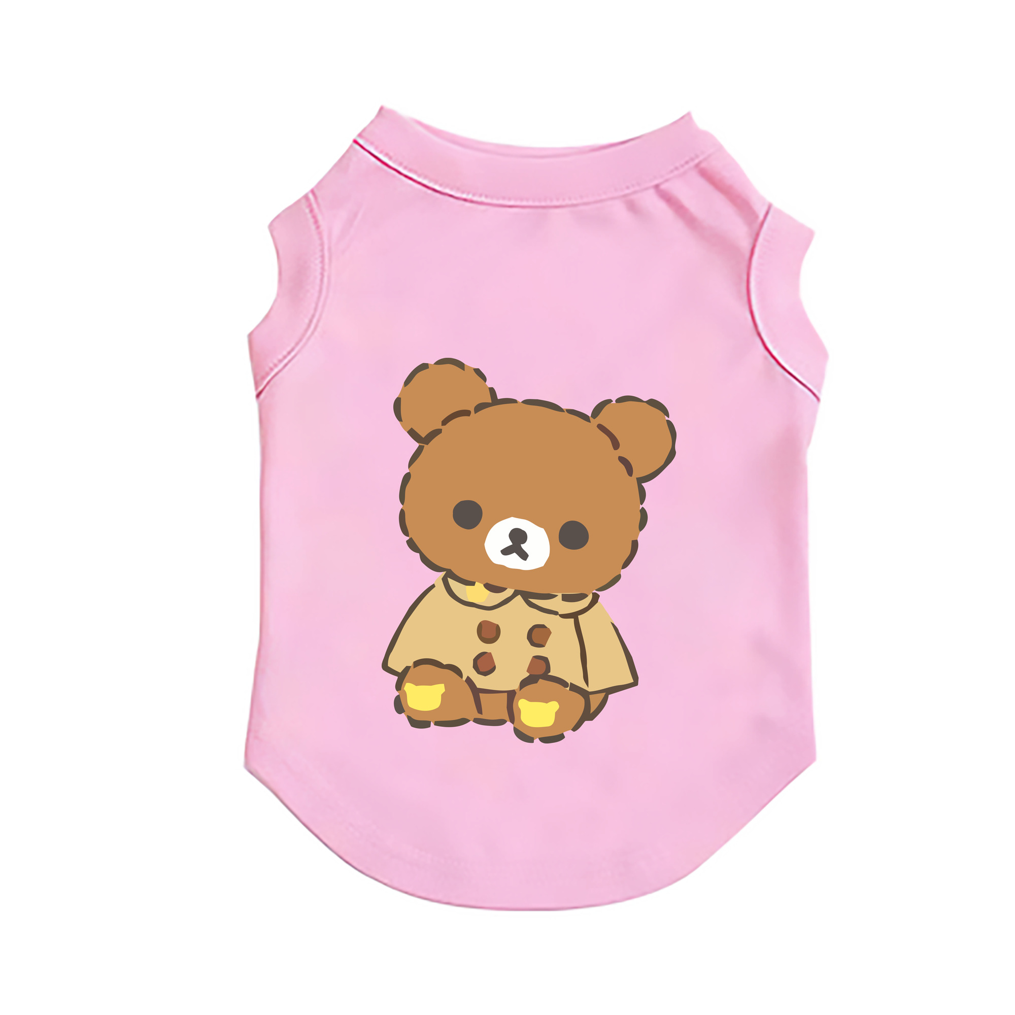 （画像用） リラックマ リラックマ キイロイトリ Rilakkuma Korilakkuma Kiiroitori ペット用ベスト