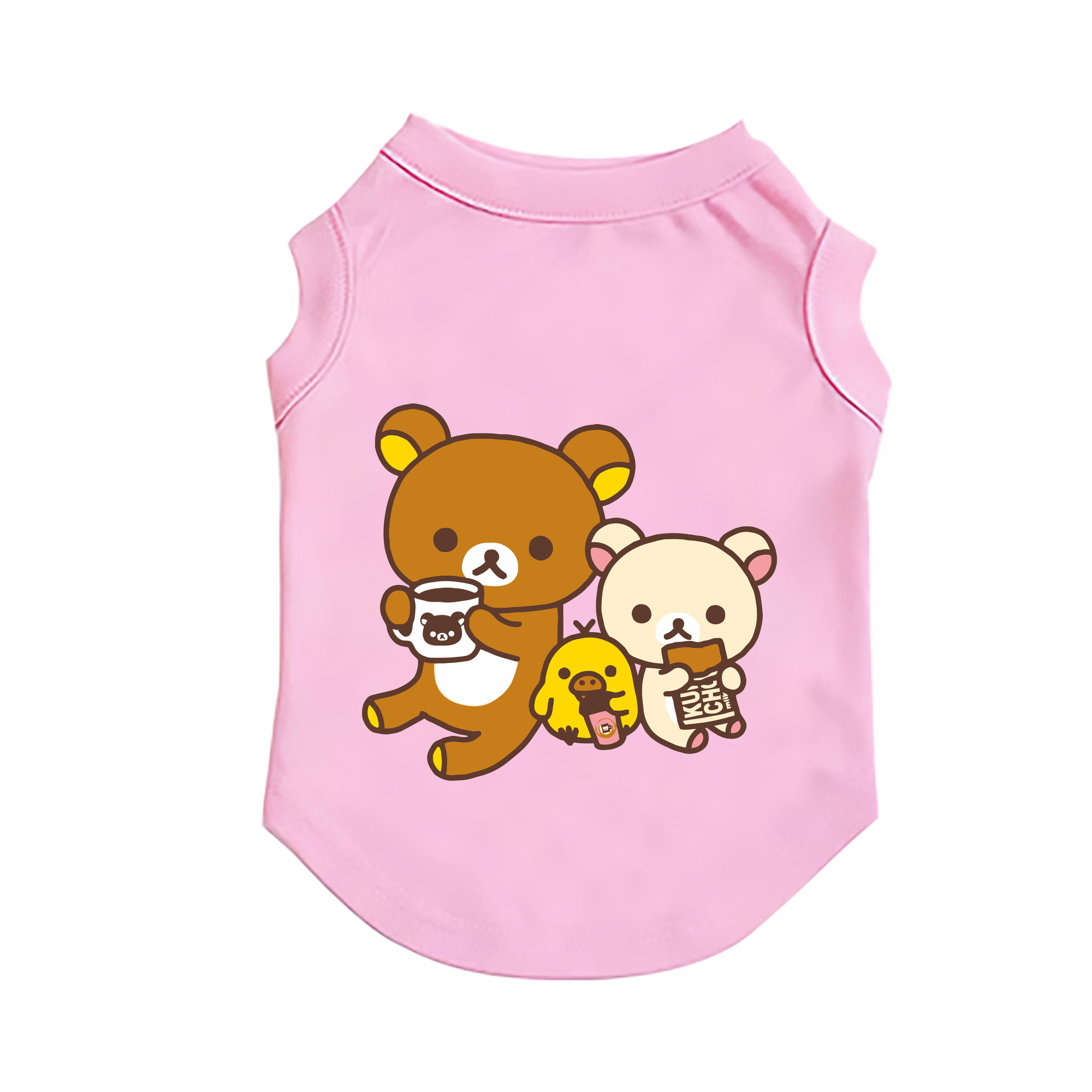 （画像用） リラックマ リラックマ キイロイトリ Rilakkuma Korilakkuma Kiiroitori ペット用ベスト