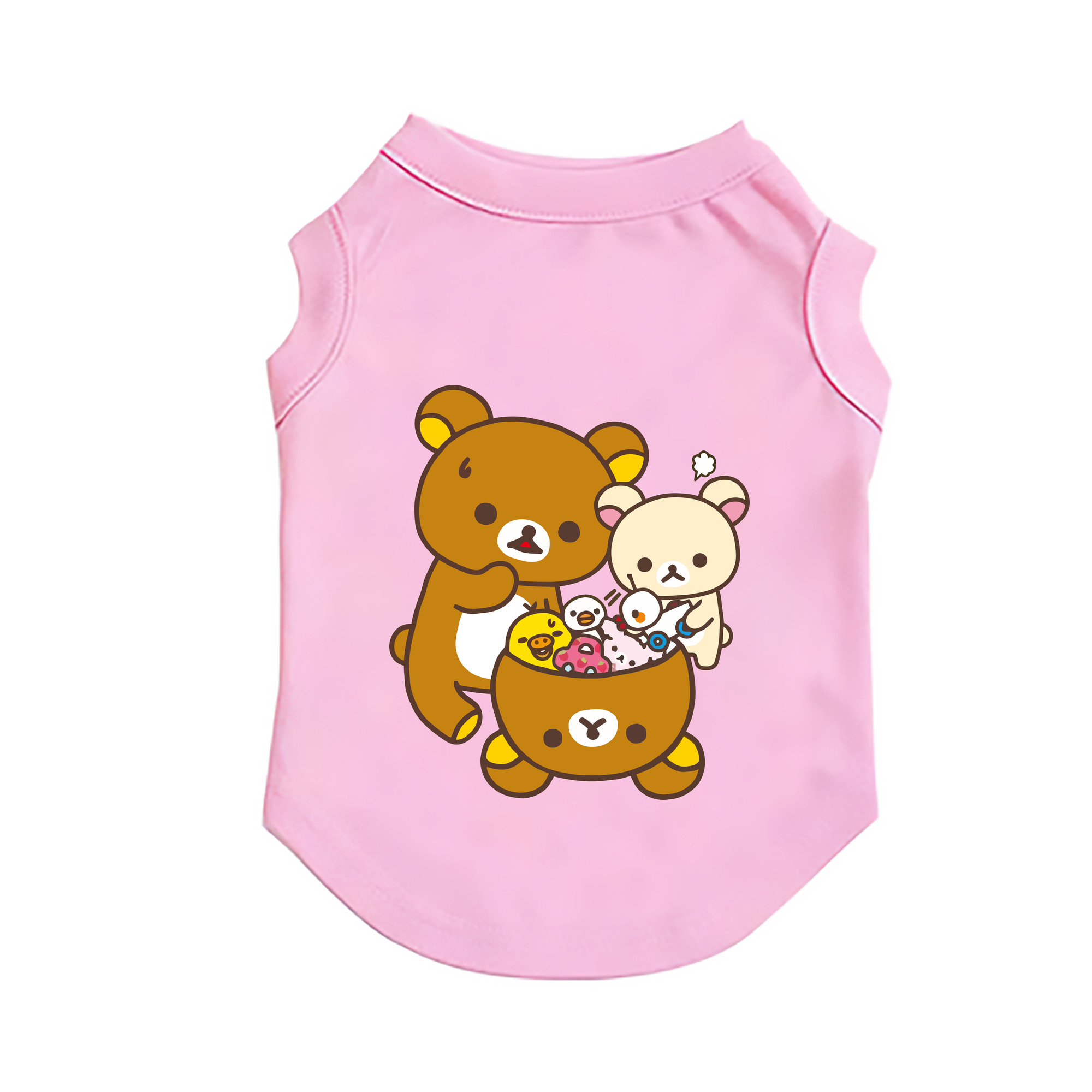 （画像用） リラックマ リラックマ キイロイトリ Rilakkuma Korilakkuma Kiiroitori ペット用ベスト