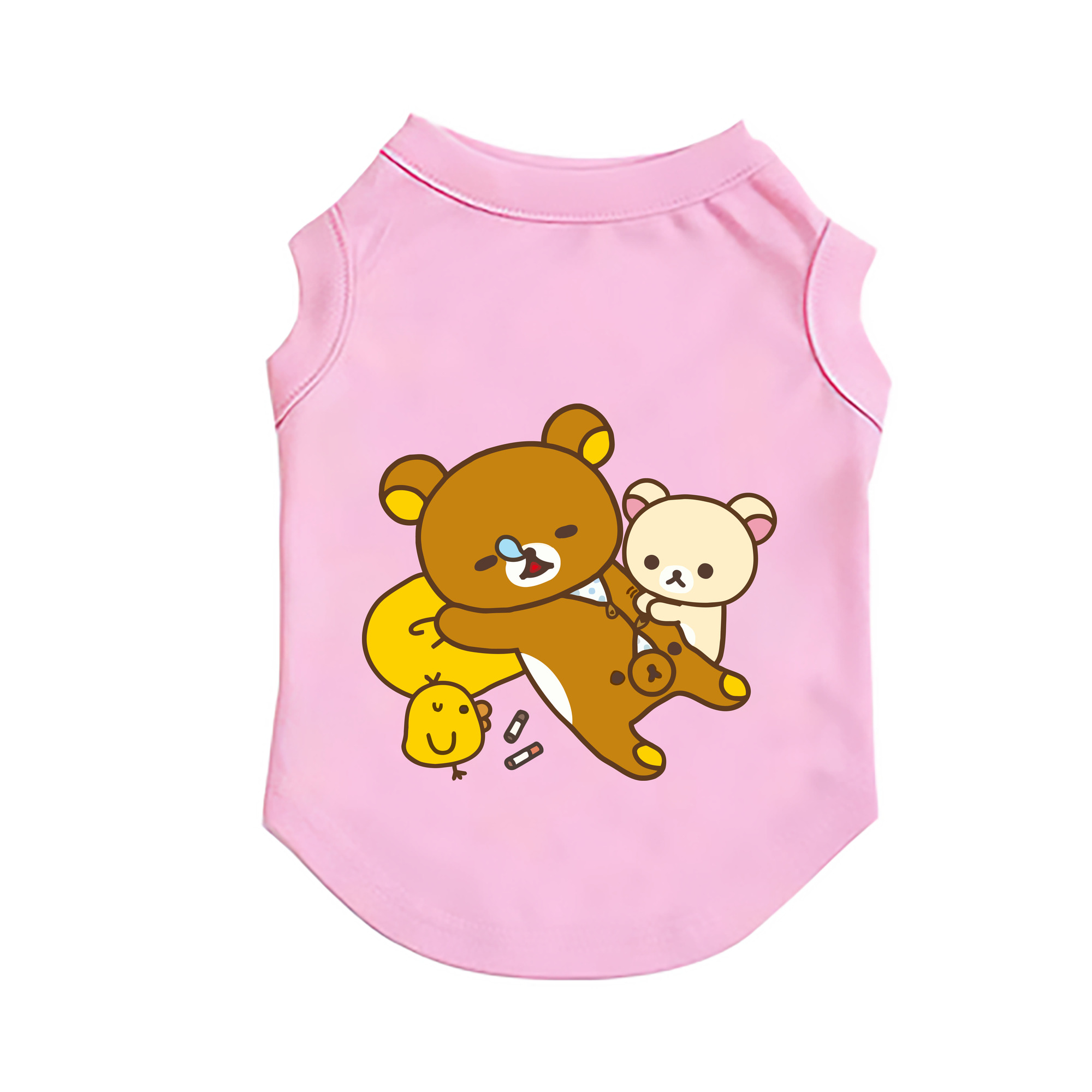 （画像用） リラックマ リラックマ キイロイトリ Rilakkuma Korilakkuma Kiiroitori ペット用ベスト