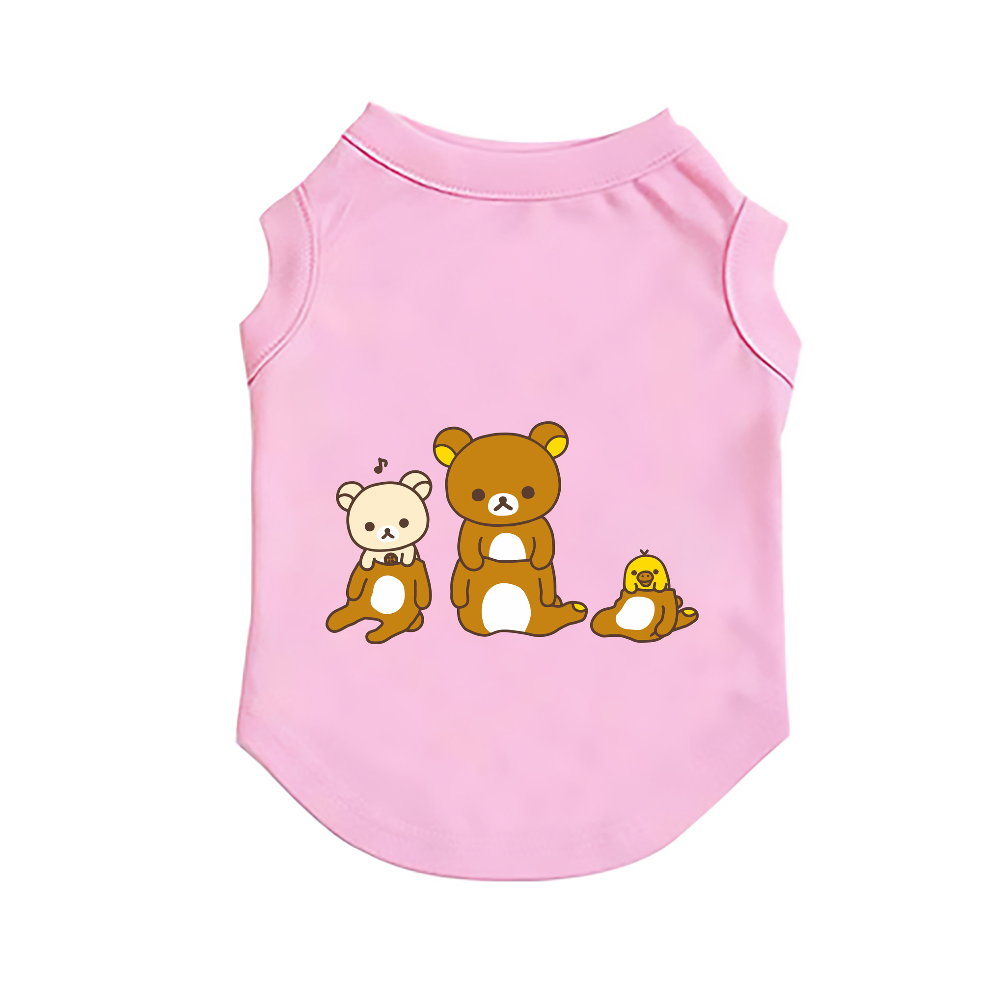 （画像用） リラックマ リラックマ キイロイトリ Rilakkuma Korilakkuma Kiiroitori ペット用ベスト