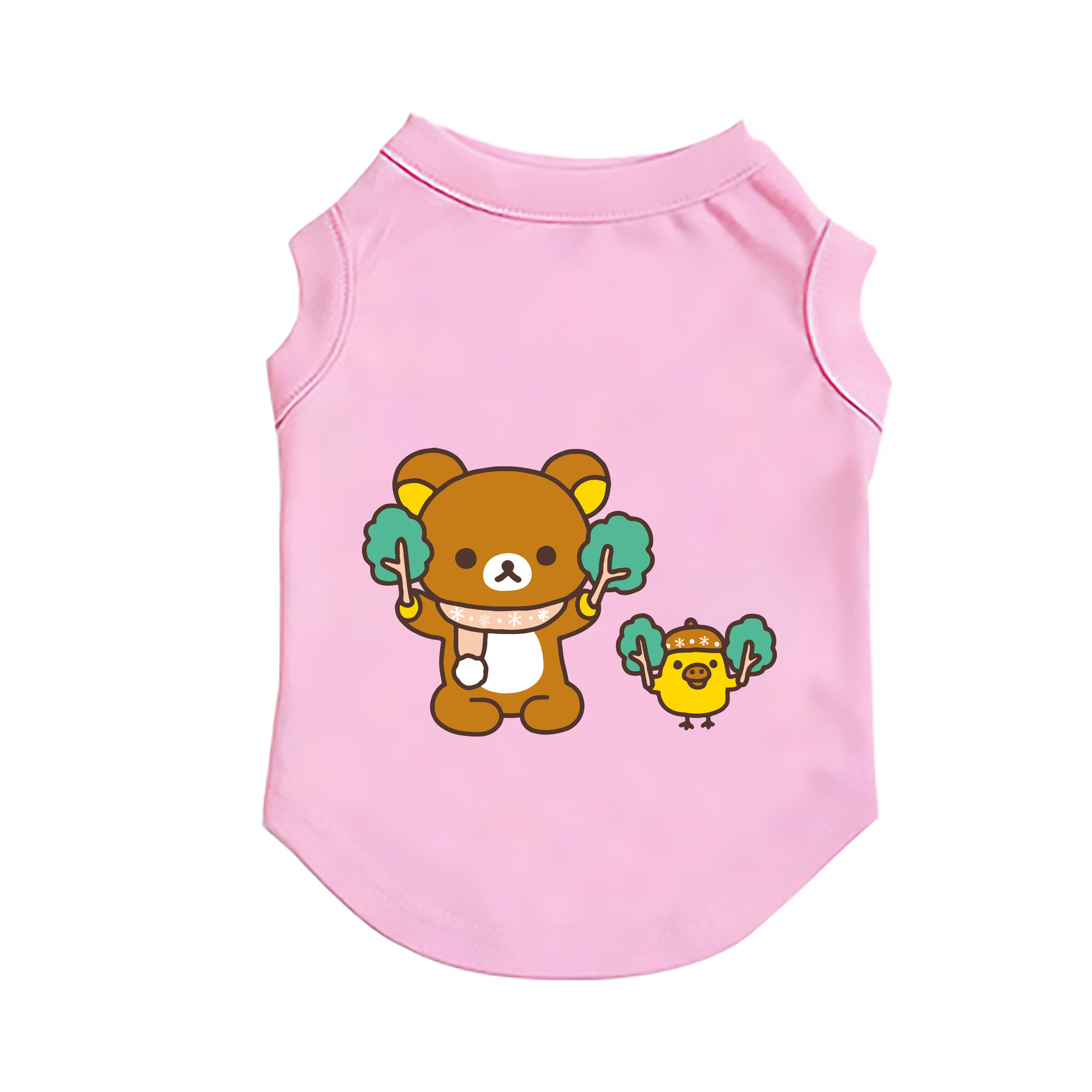 （画像用） リラックマ リラックマ キイロイトリ Rilakkuma Korilakkuma Kiiroitori ペット用ベスト