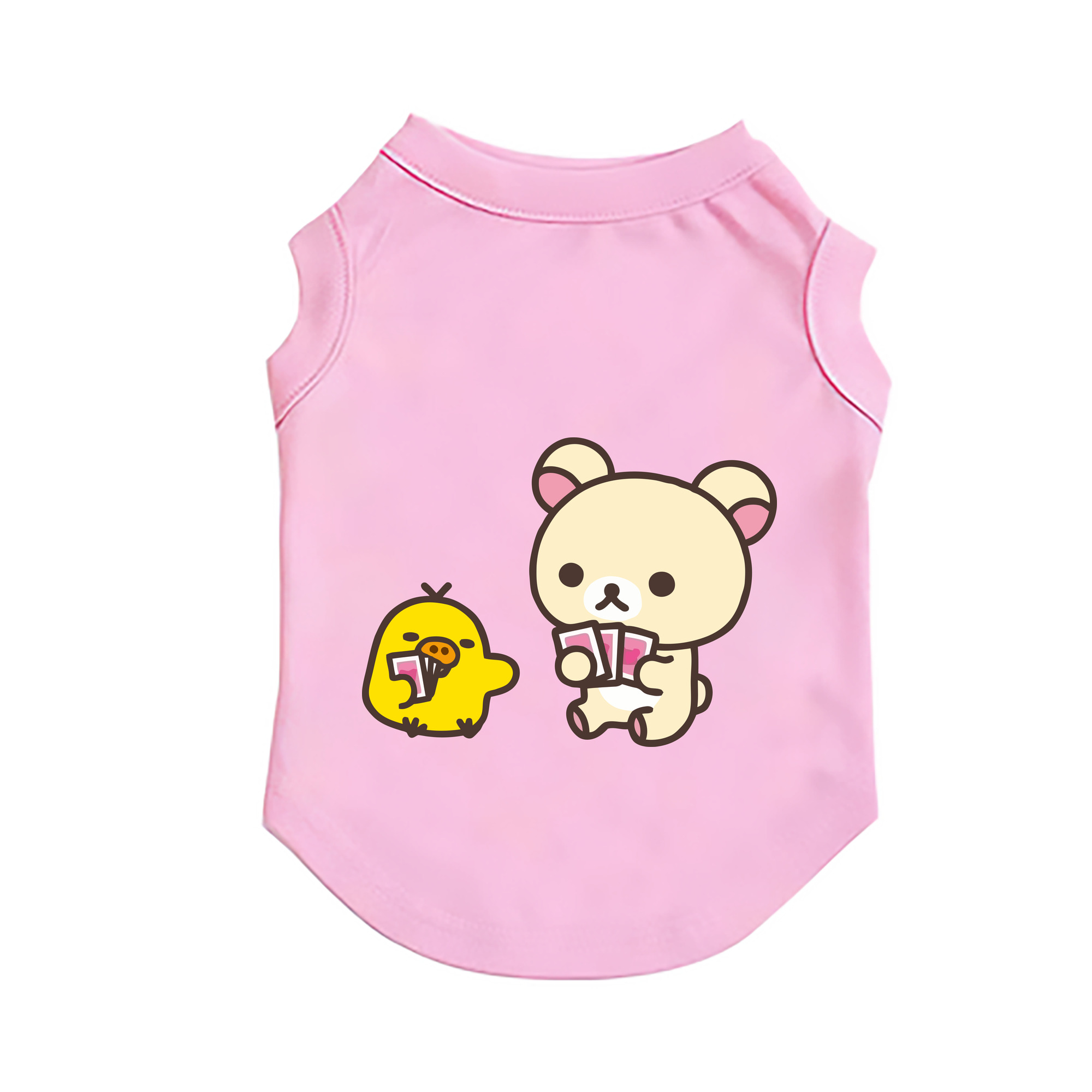 （画像用） リラックマ リラックマ キイロイトリ Rilakkuma Korilakkuma Kiiroitori ペット用ベスト