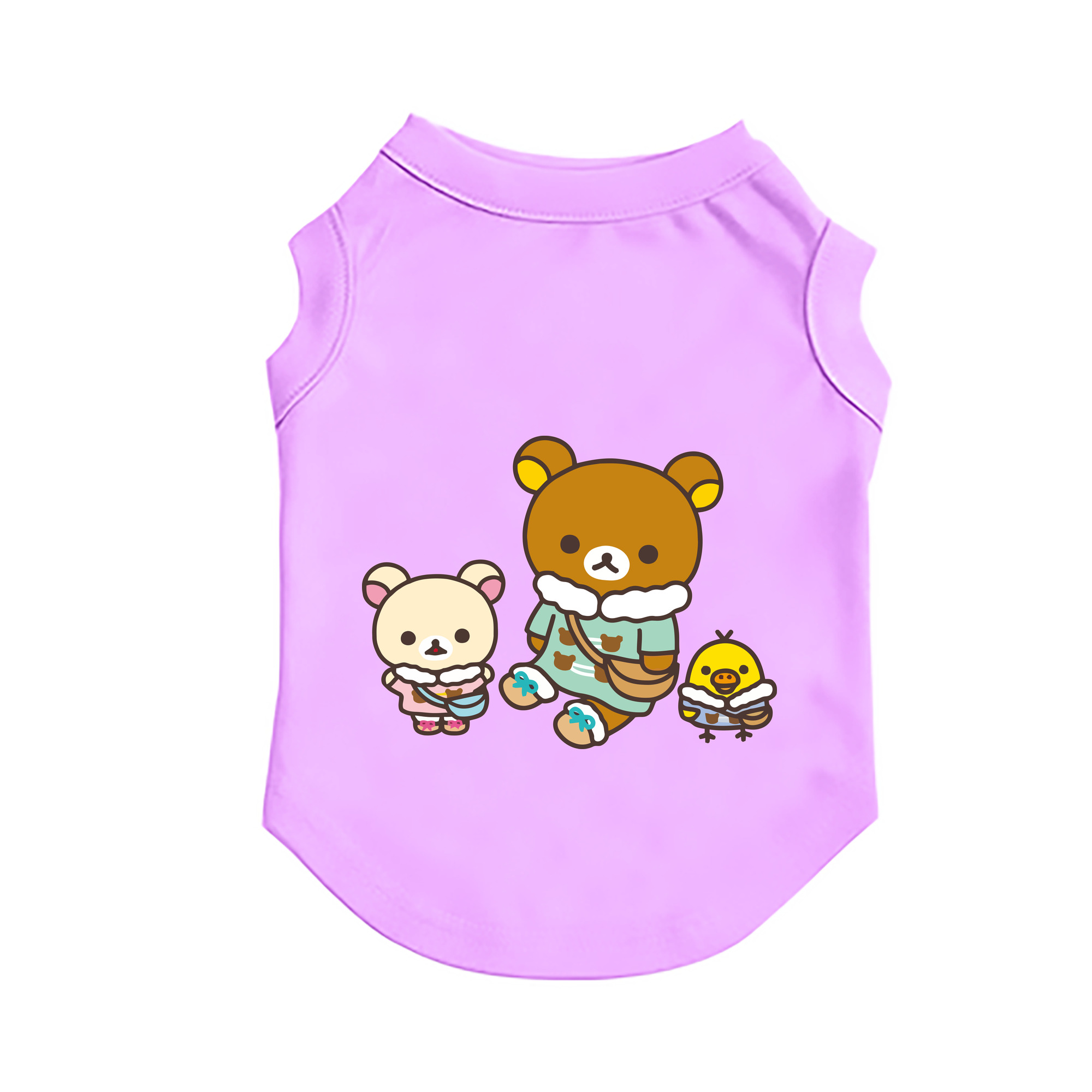 （画像用） リラックマ リラックマ キイロイトリ Rilakkuma Korilakkuma Kiiroitori ペット用ベスト