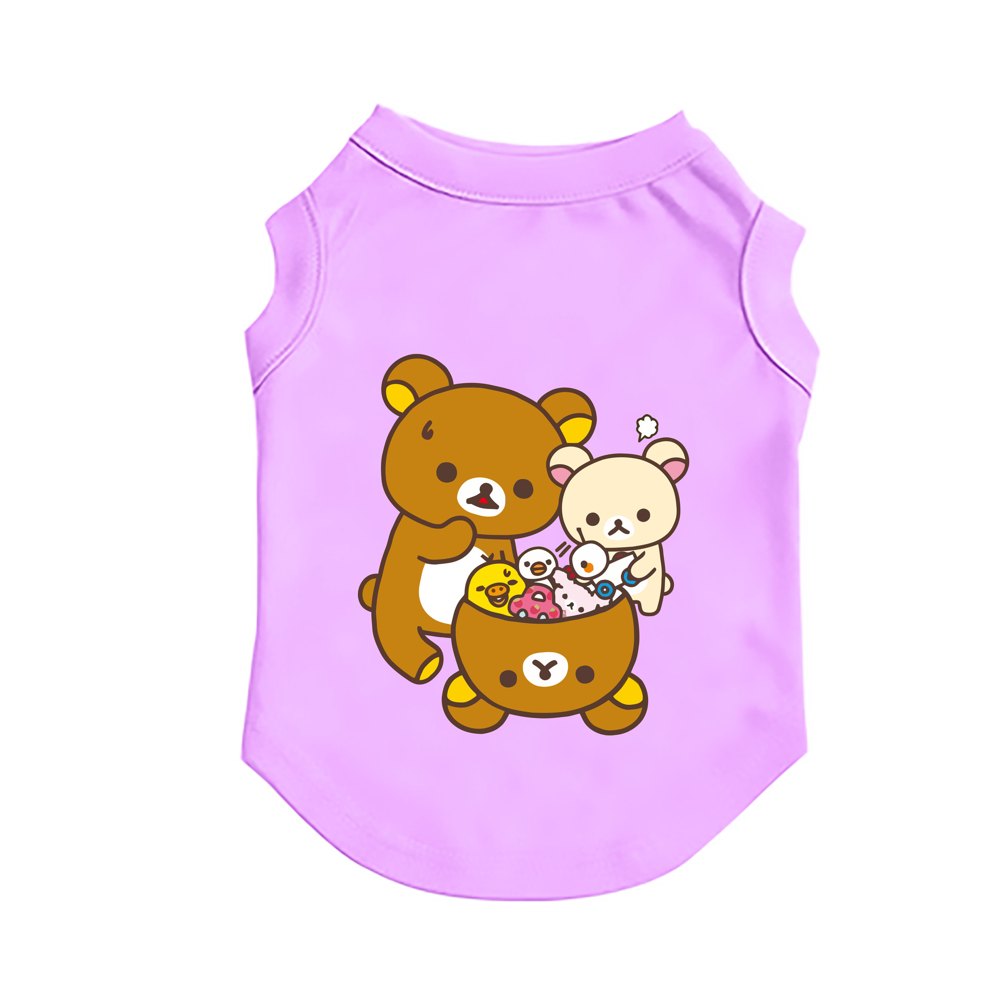 （画像用） リラックマ リラックマ キイロイトリ Rilakkuma Korilakkuma Kiiroitori ペット用ベスト