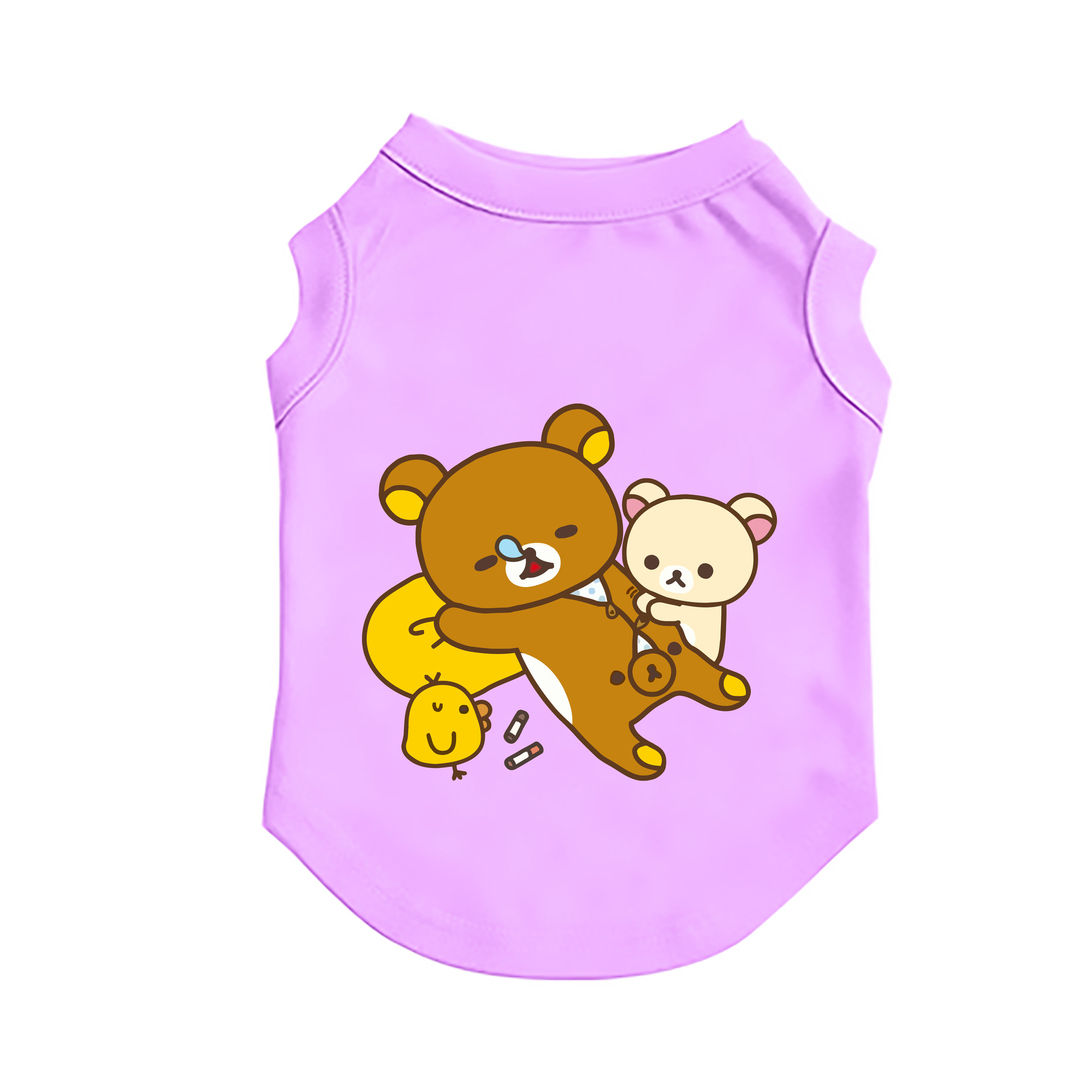 （画像用） リラックマ リラックマ キイロイトリ Rilakkuma Korilakkuma Kiiroitori ペット用ベスト