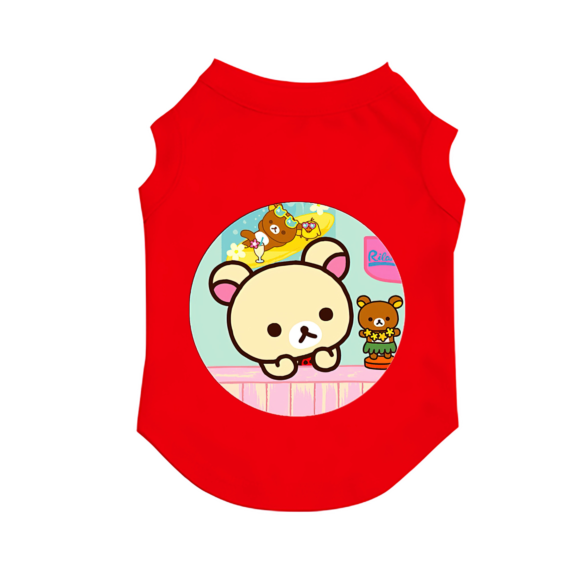 （画像用） リラックマ リラックマ キイロイトリ Rilakkuma Korilakkuma Kiiroitori ペット用ベスト