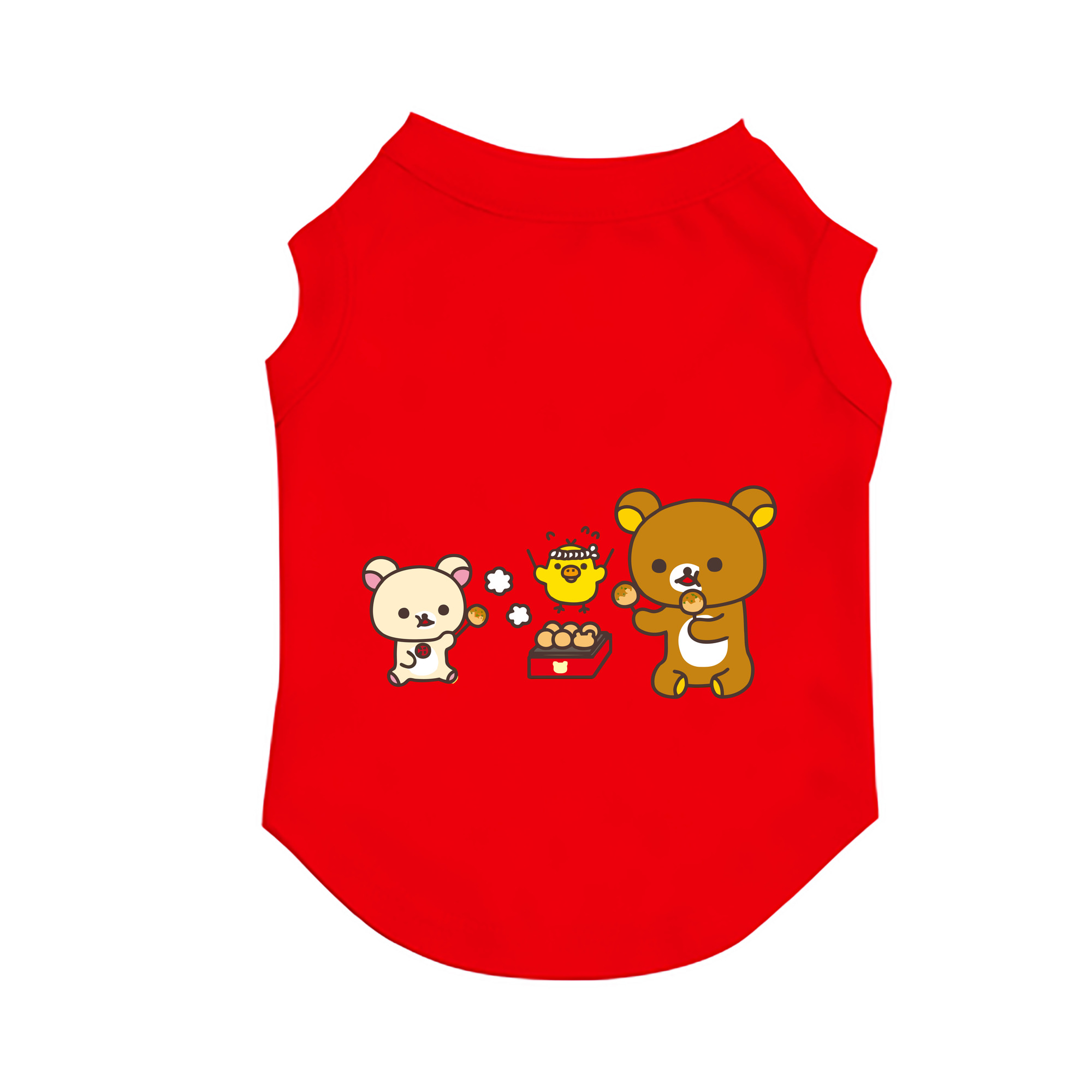（画像用） リラックマ リラックマ キイロイトリ Rilakkuma Korilakkuma Kiiroitori ペット用ベスト
