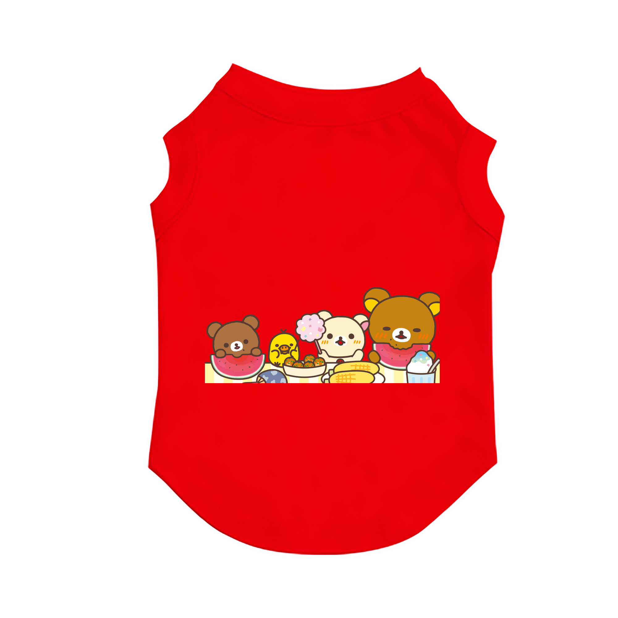 （画像用） リラックマ リラックマ キイロイトリ Rilakkuma Korilakkuma Kiiroitori ペット用ベスト