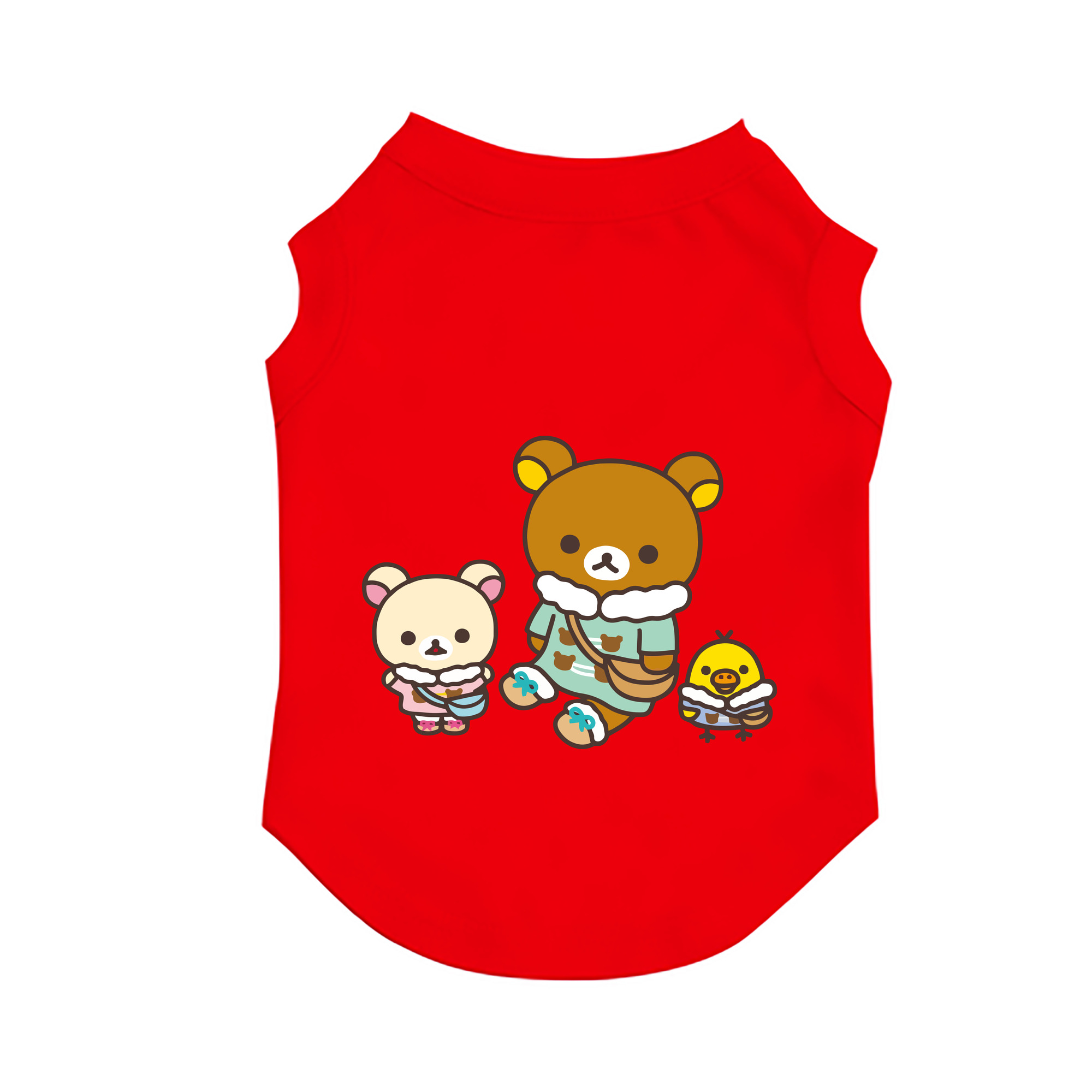 （画像用） リラックマ リラックマ キイロイトリ Rilakkuma Korilakkuma Kiiroitori ペット用ベスト