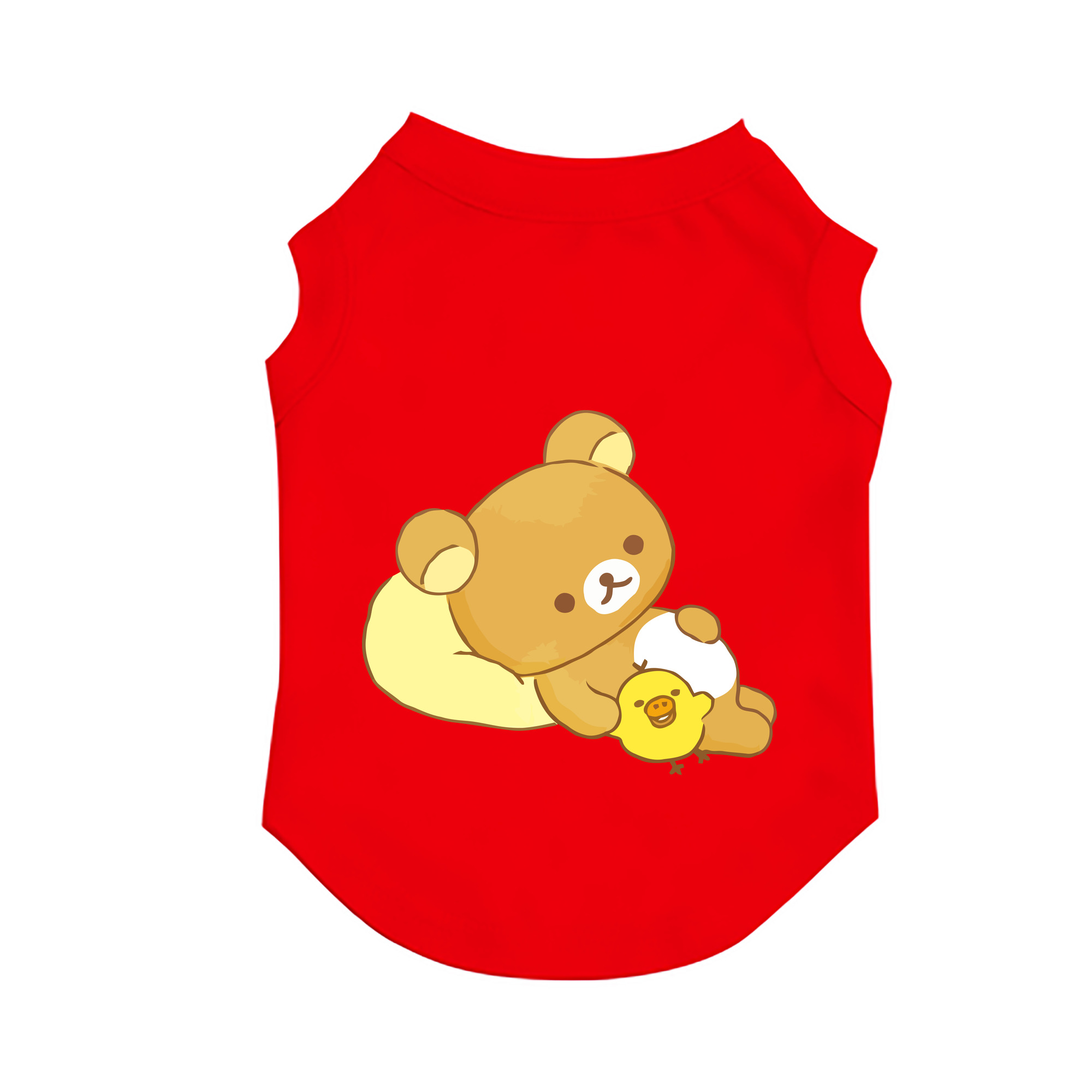 （画像用） リラックマ リラックマ キイロイトリ Rilakkuma Korilakkuma Kiiroitori ペット用ベスト