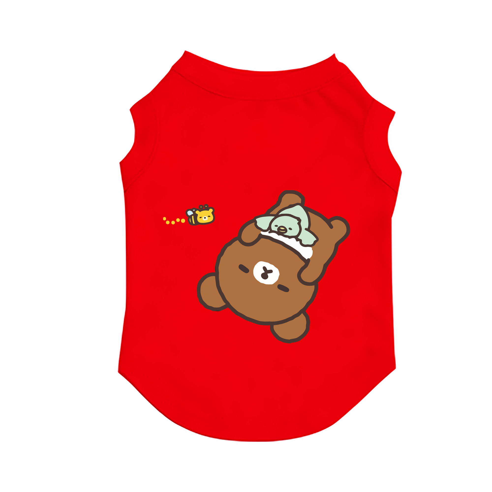 （画像用） リラックマ リラックマ キイロイトリ Rilakkuma Korilakkuma Kiiroitori ペット用ベスト