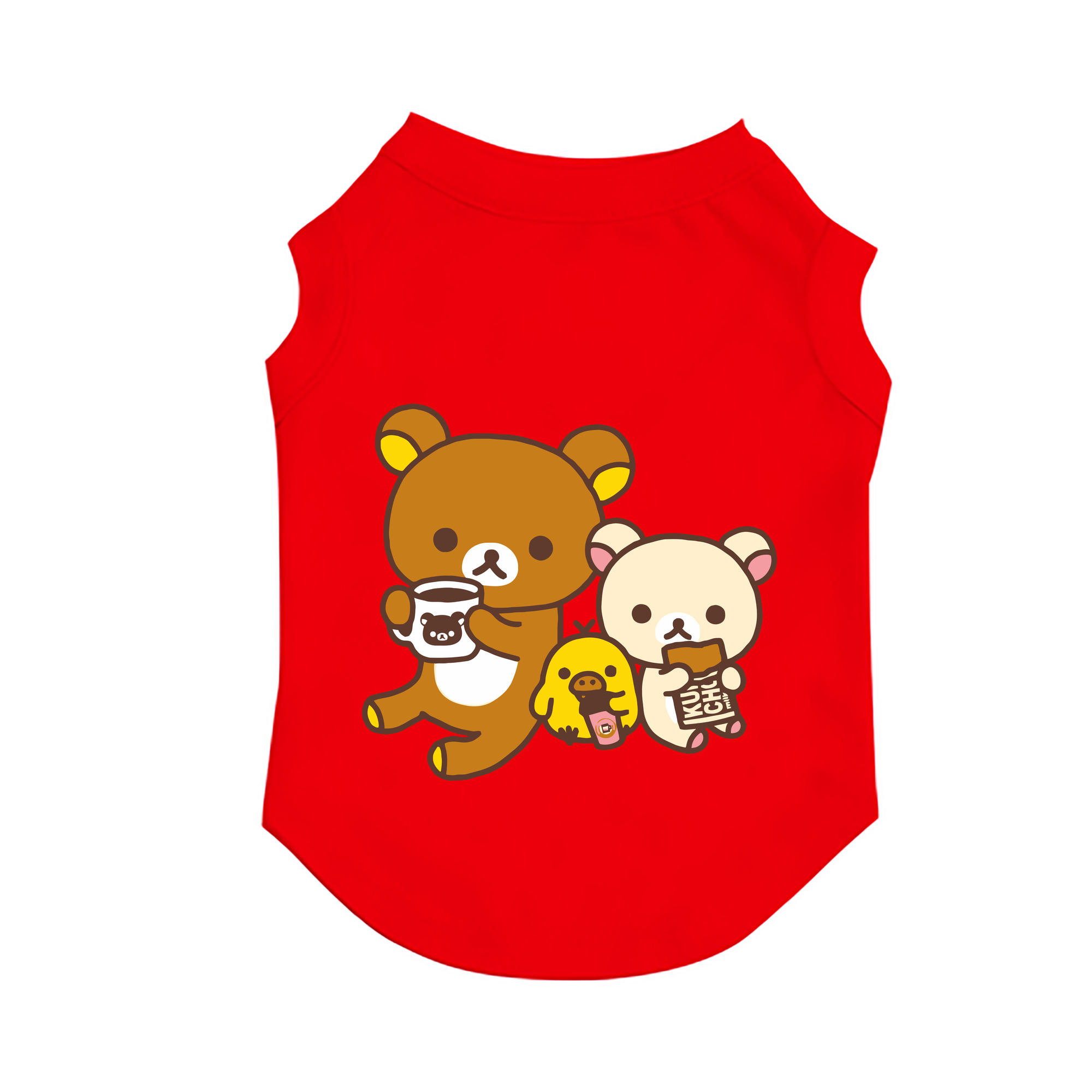 （画像用） リラックマ リラックマ キイロイトリ Rilakkuma Korilakkuma Kiiroitori ペット用ベスト
