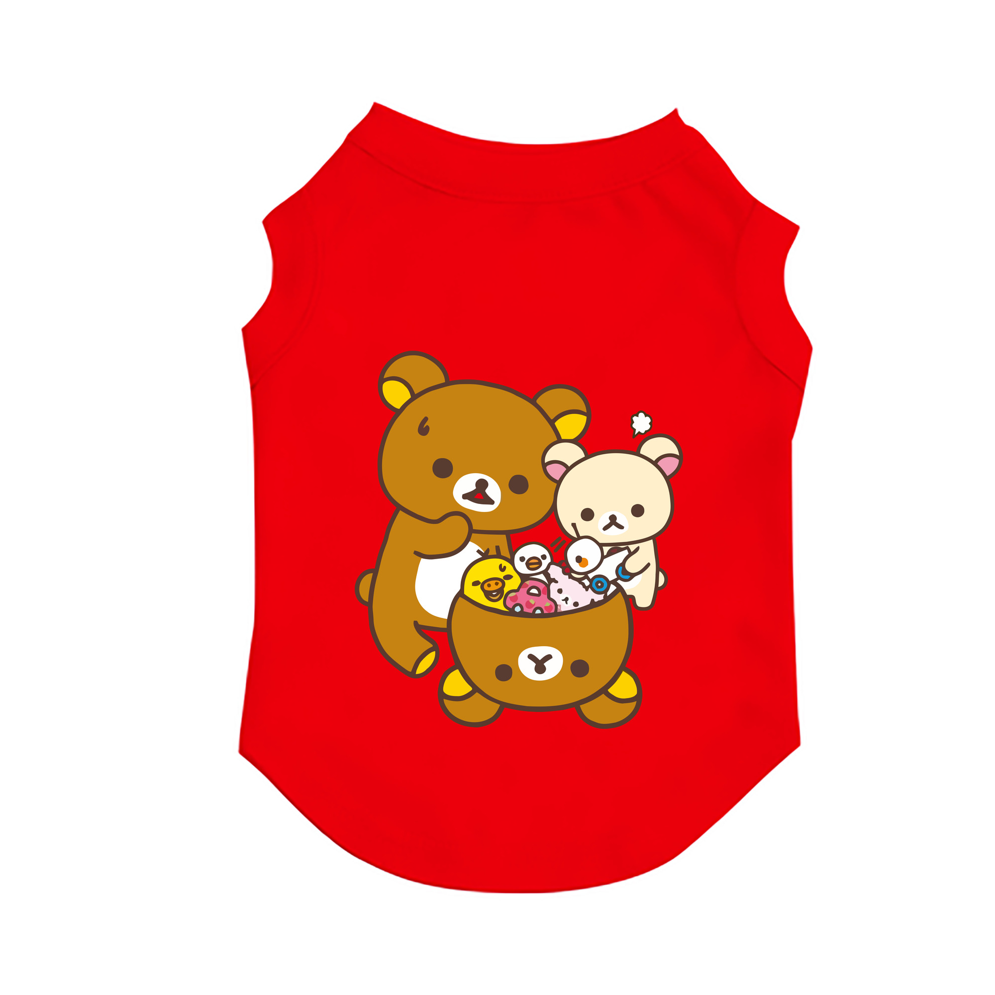 （画像用） リラックマ リラックマ キイロイトリ Rilakkuma Korilakkuma Kiiroitori ペット用ベスト