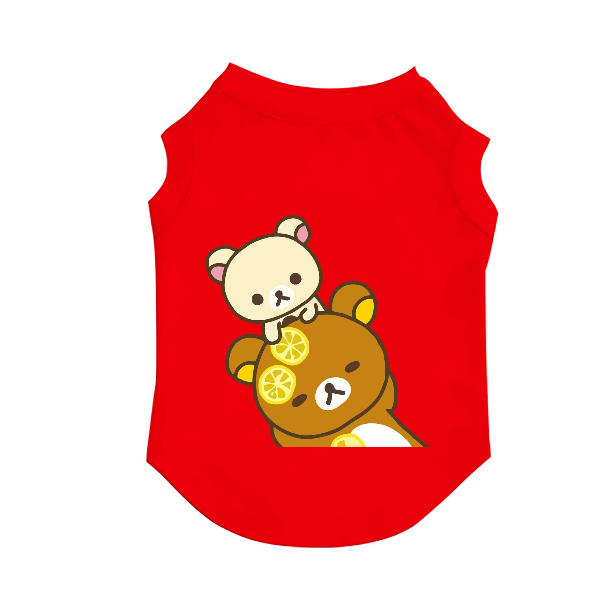 （画像用） リラックマ リラックマ キイロイトリ Rilakkuma Korilakkuma Kiiroitori ペット用ベスト