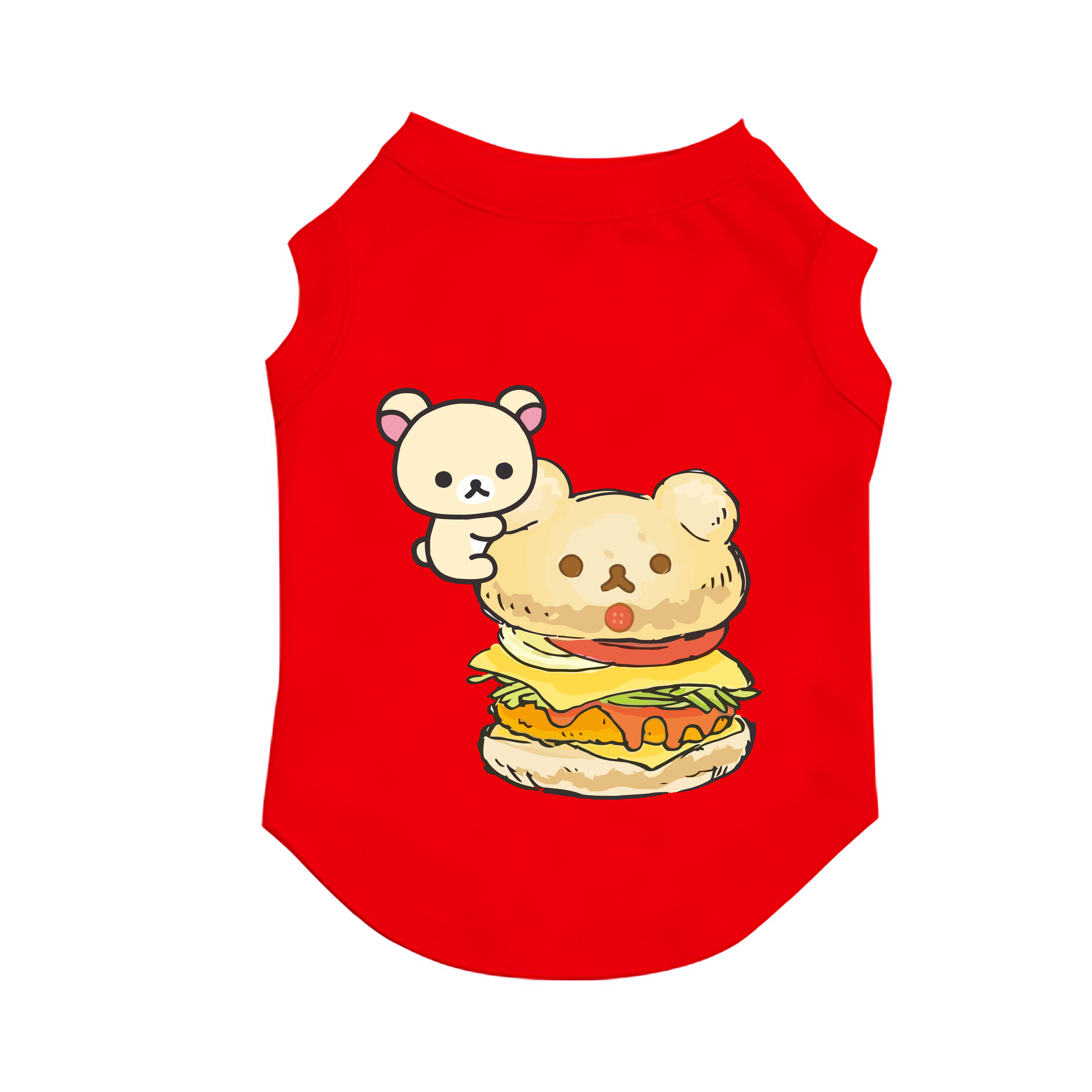 （画像用） リラックマ リラックマ キイロイトリ Rilakkuma Korilakkuma Kiiroitori ペット用ベスト