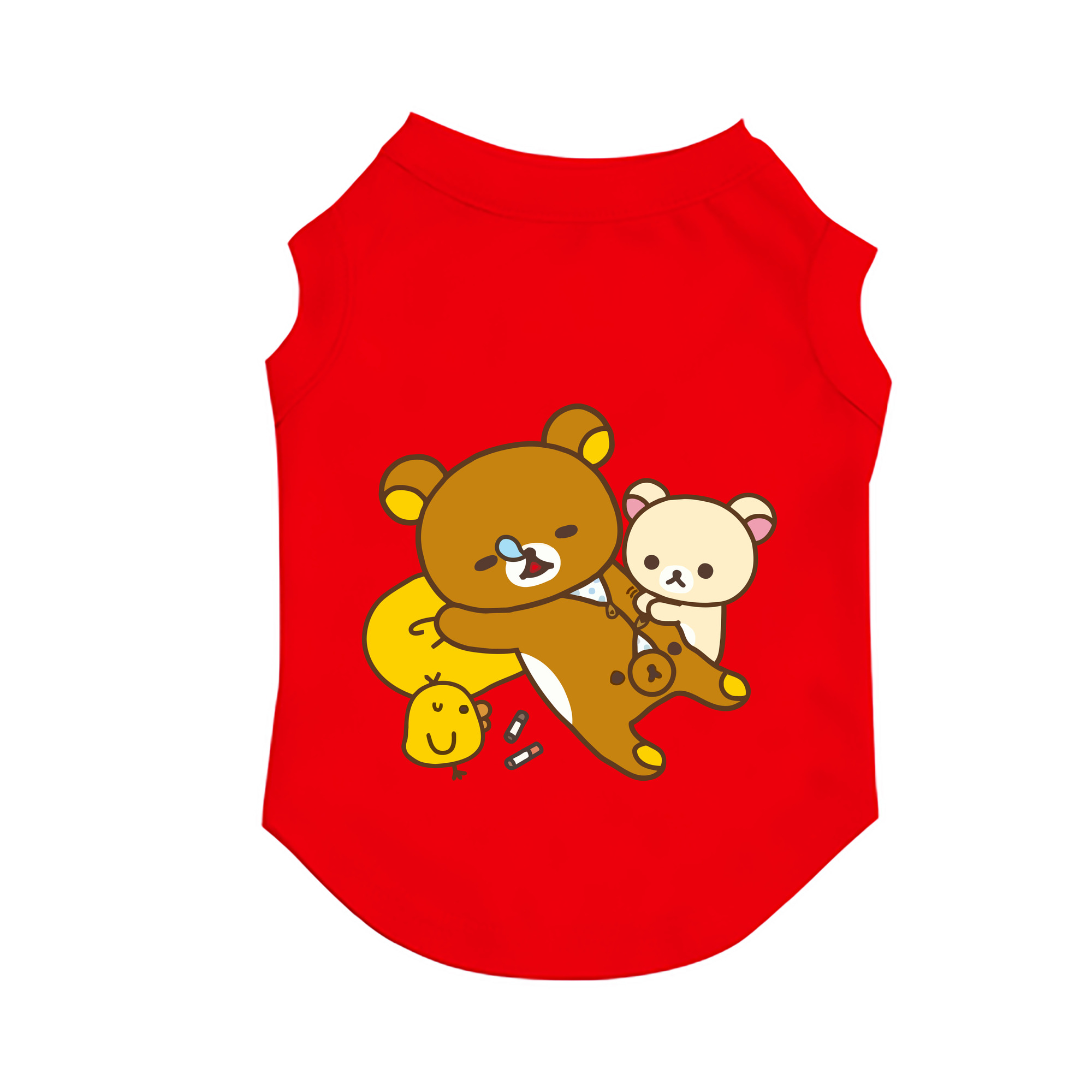 （画像用） リラックマ リラックマ キイロイトリ Rilakkuma Korilakkuma Kiiroitori ペット用ベスト