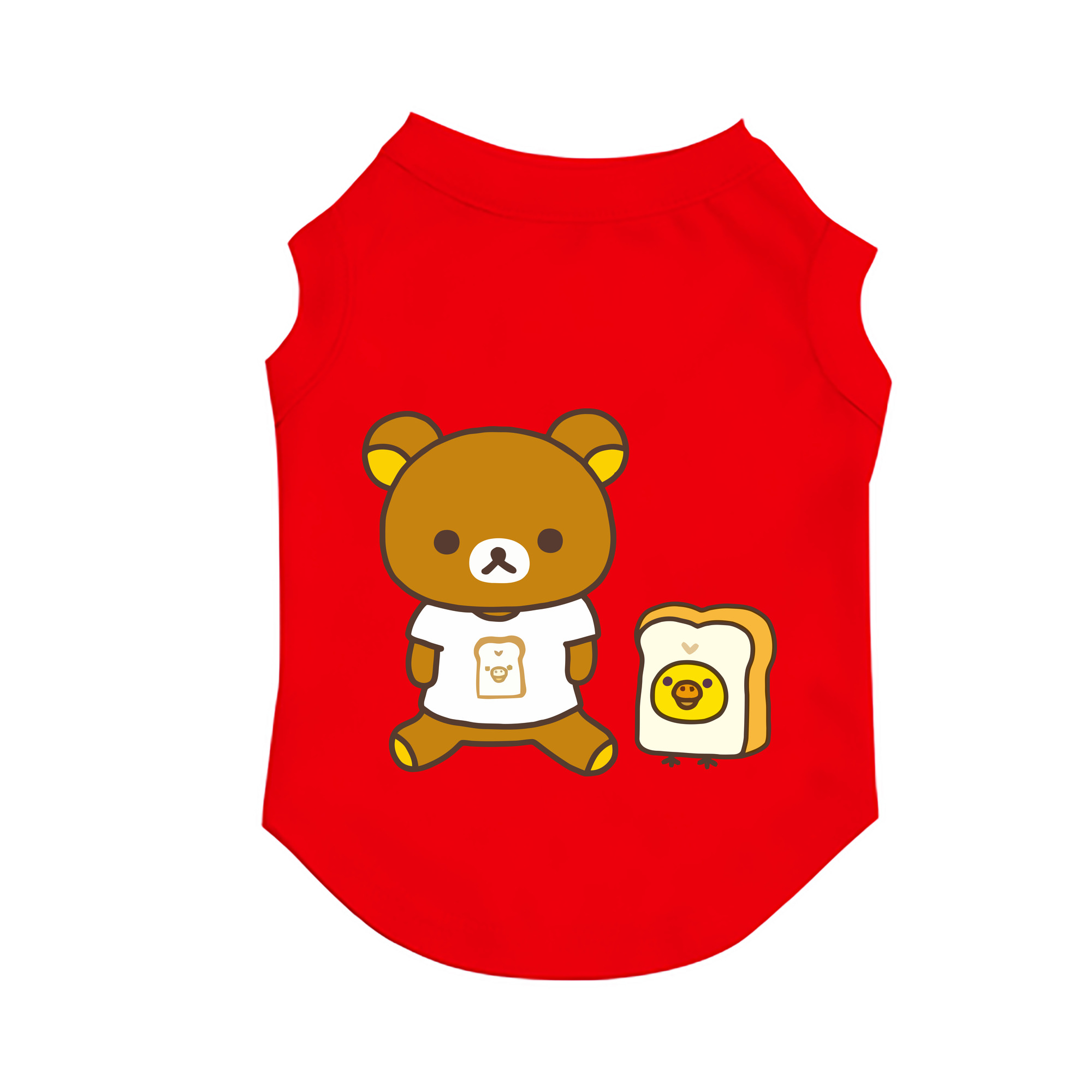 （画像用） リラックマ リラックマ キイロイトリ Rilakkuma Korilakkuma Kiiroitori ペット用ベスト