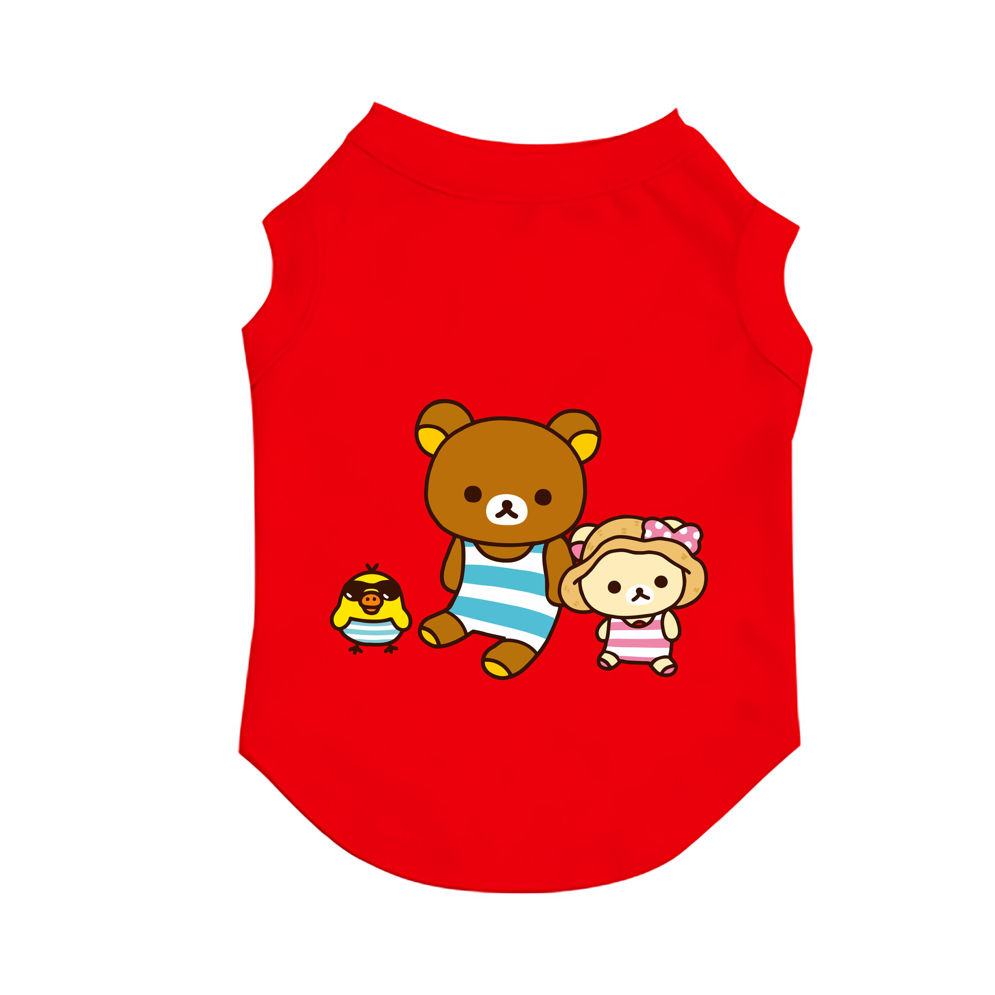 （画像用） リラックマ リラックマ キイロイトリ Rilakkuma Korilakkuma Kiiroitori ペット用ベスト