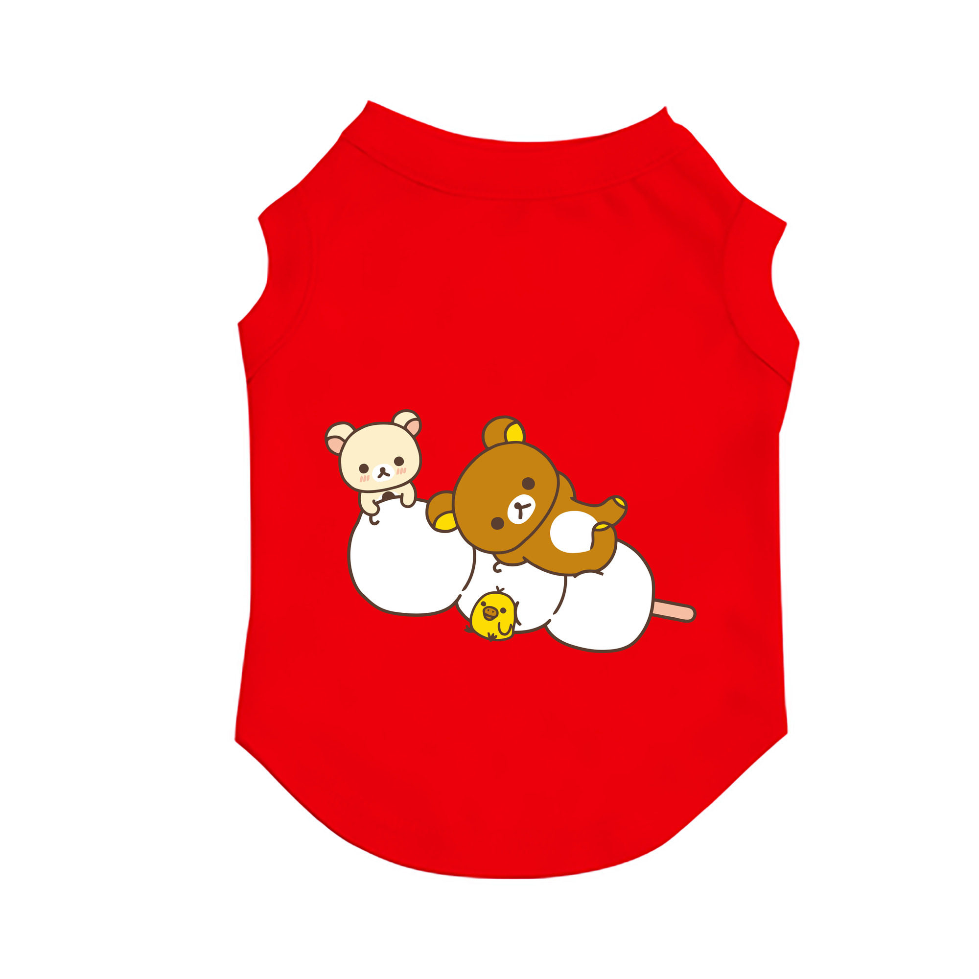 （画像用） リラックマ リラックマ キイロイトリ Rilakkuma Korilakkuma Kiiroitori ペット用ベスト