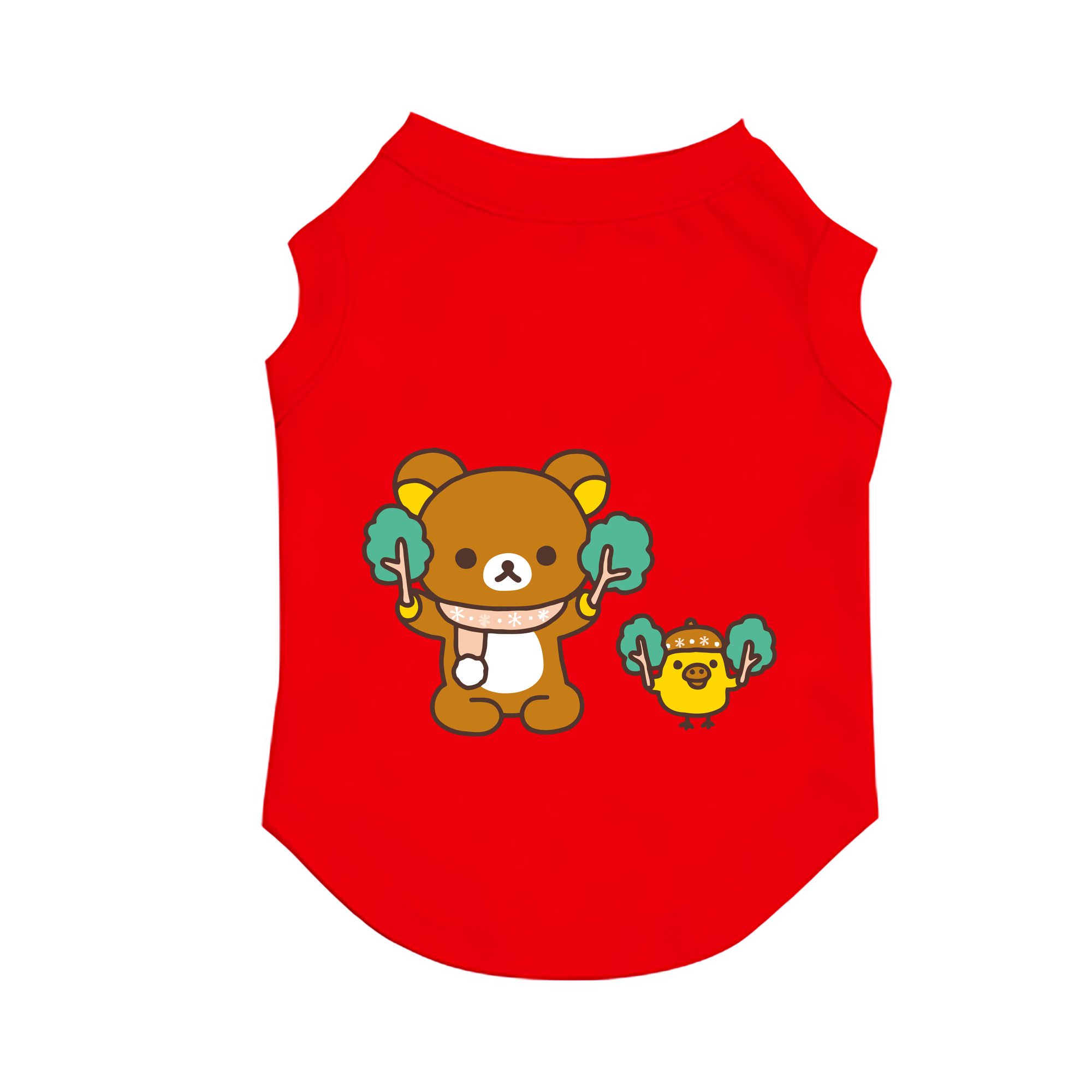 （画像用） リラックマ リラックマ キイロイトリ Rilakkuma Korilakkuma Kiiroitori ペット用ベスト