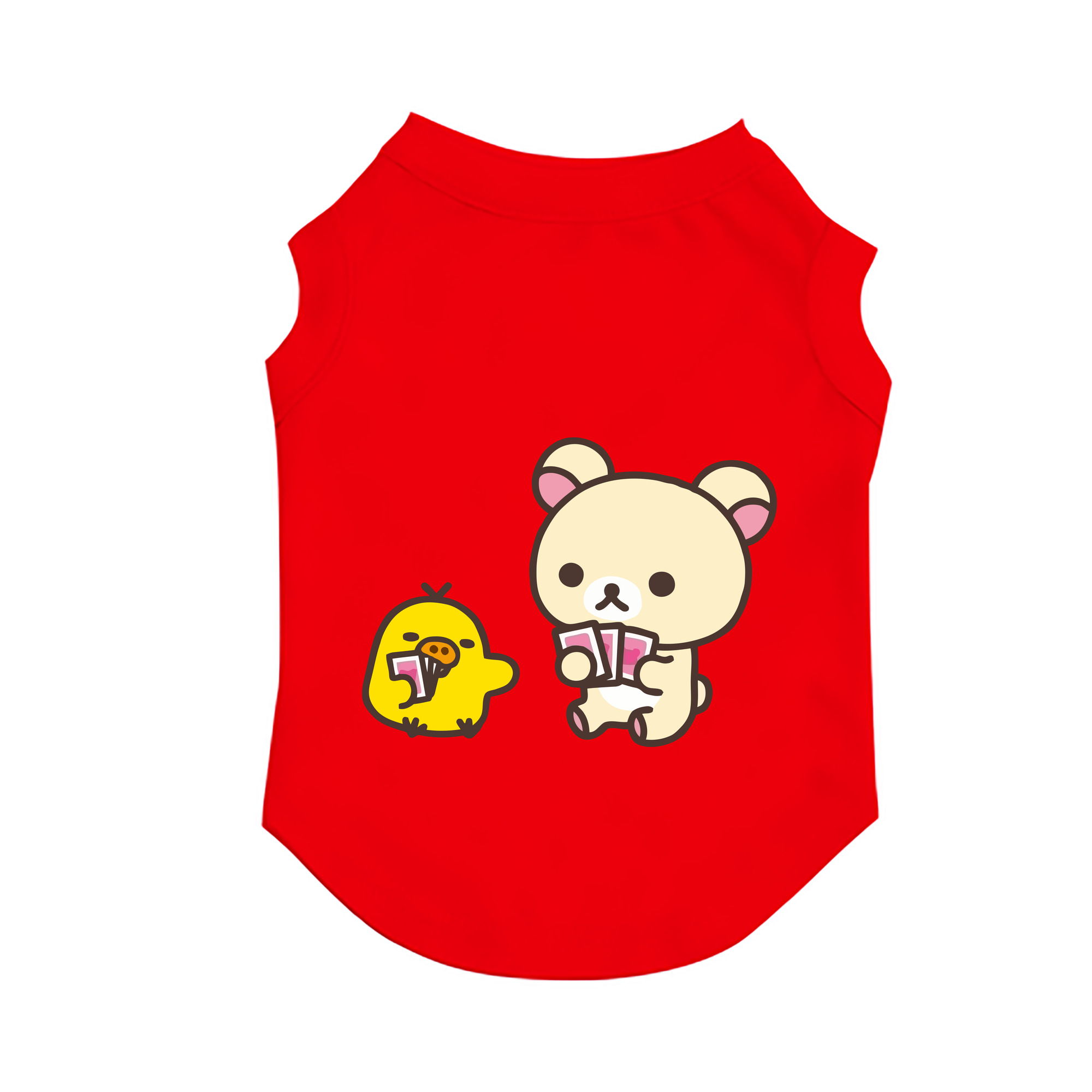 （画像用） リラックマ リラックマ キイロイトリ Rilakkuma Korilakkuma Kiiroitori ペット用ベスト