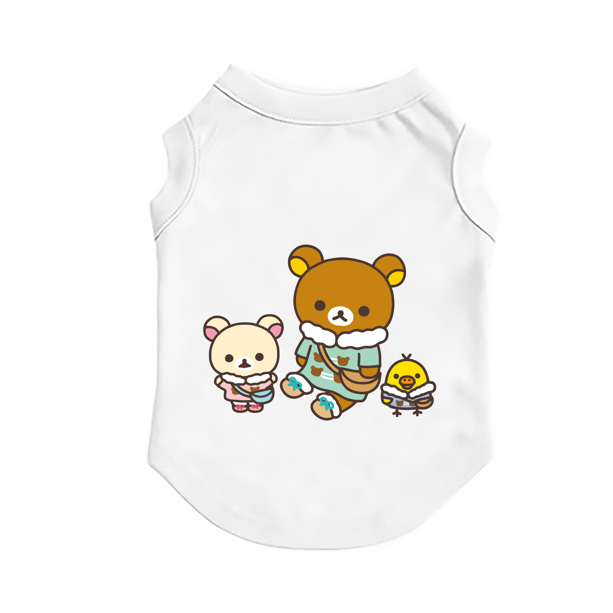 （画像用） リラックマ リラックマ キイロイトリ Rilakkuma Korilakkuma Kiiroitori ペット用ベスト