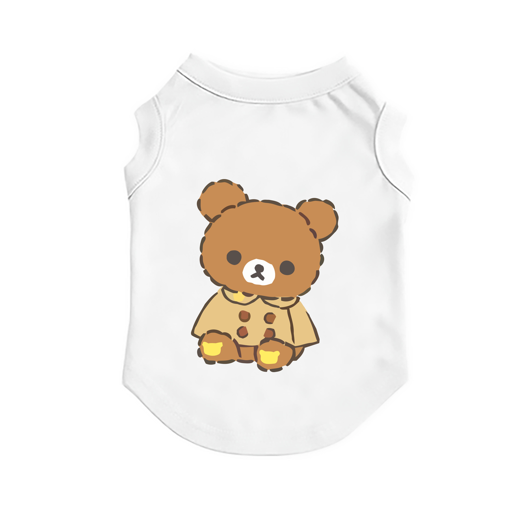 （画像用） リラックマ リラックマ キイロイトリ Rilakkuma Korilakkuma Kiiroitori ペット用ベスト