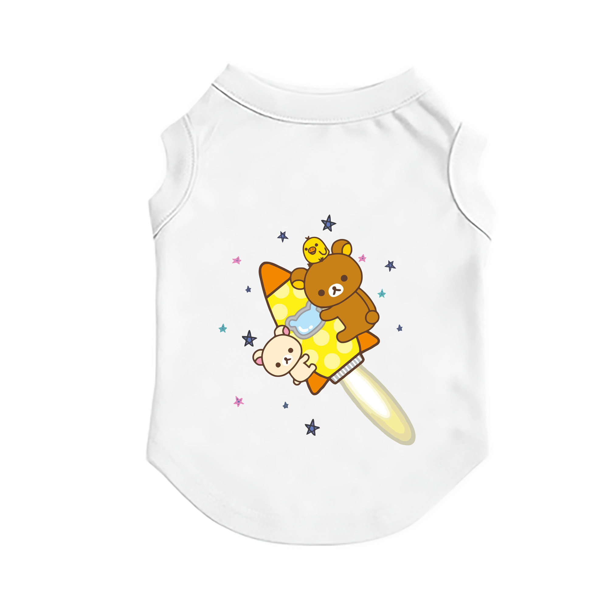 （画像用） リラックマ リラックマ キイロイトリ Rilakkuma Korilakkuma Kiiroitori ペット用ベスト