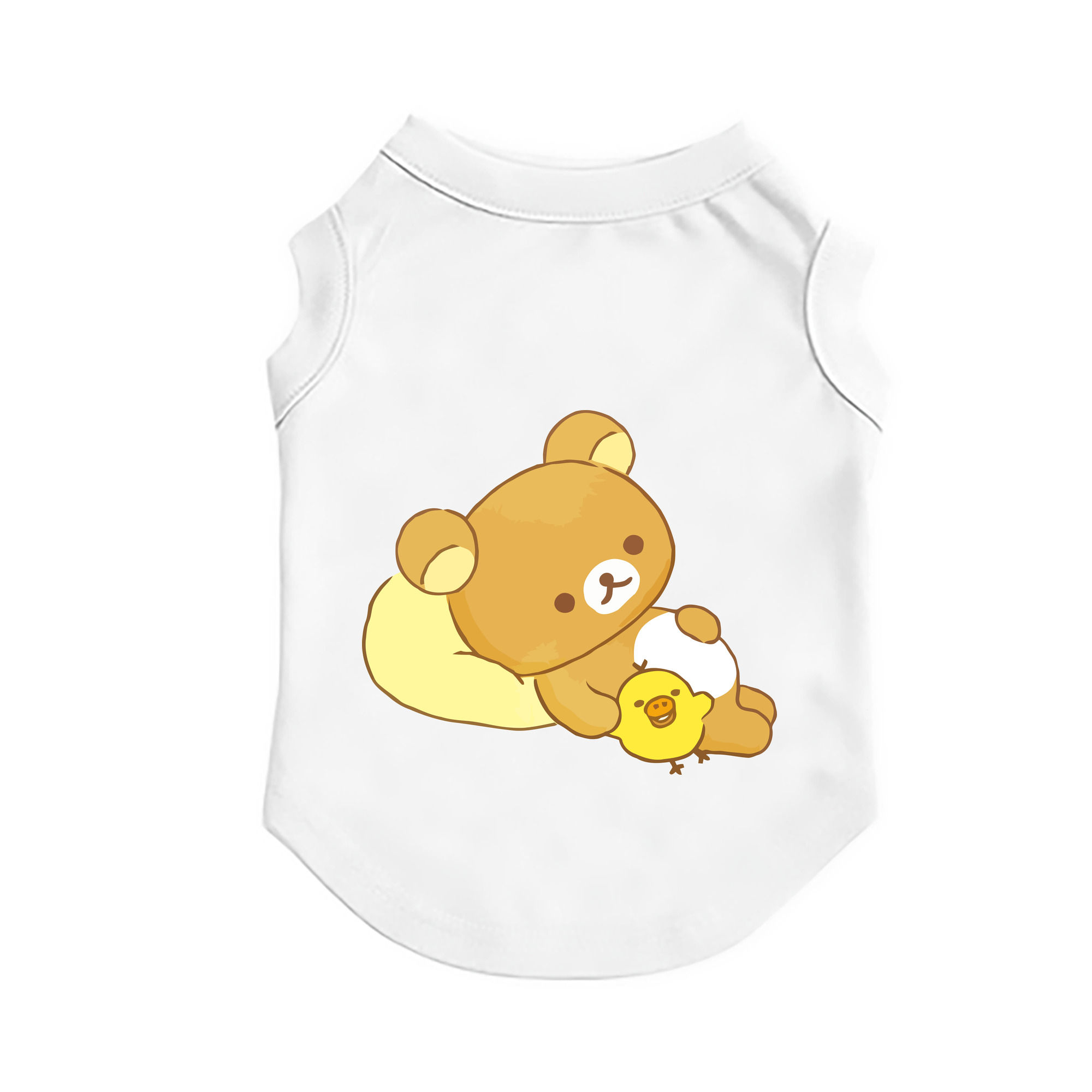 （画像用） リラックマ リラックマ キイロイトリ Rilakkuma Korilakkuma Kiiroitori ペット用ベスト