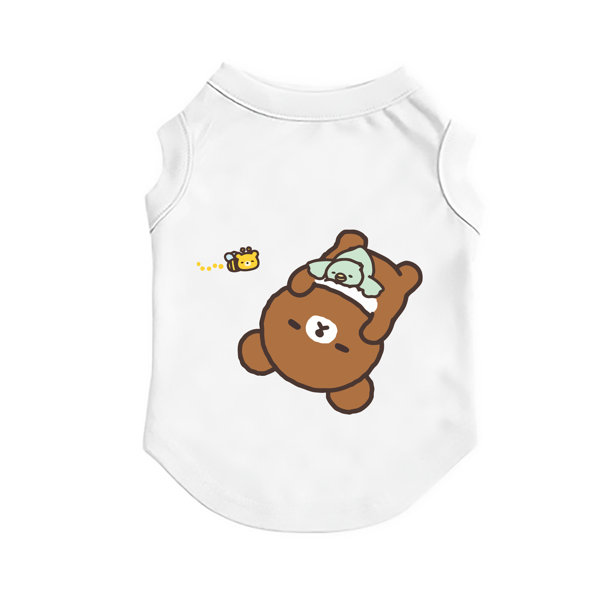 （画像用） リラックマ リラックマ キイロイトリ Rilakkuma Korilakkuma Kiiroitori ペット用ベスト