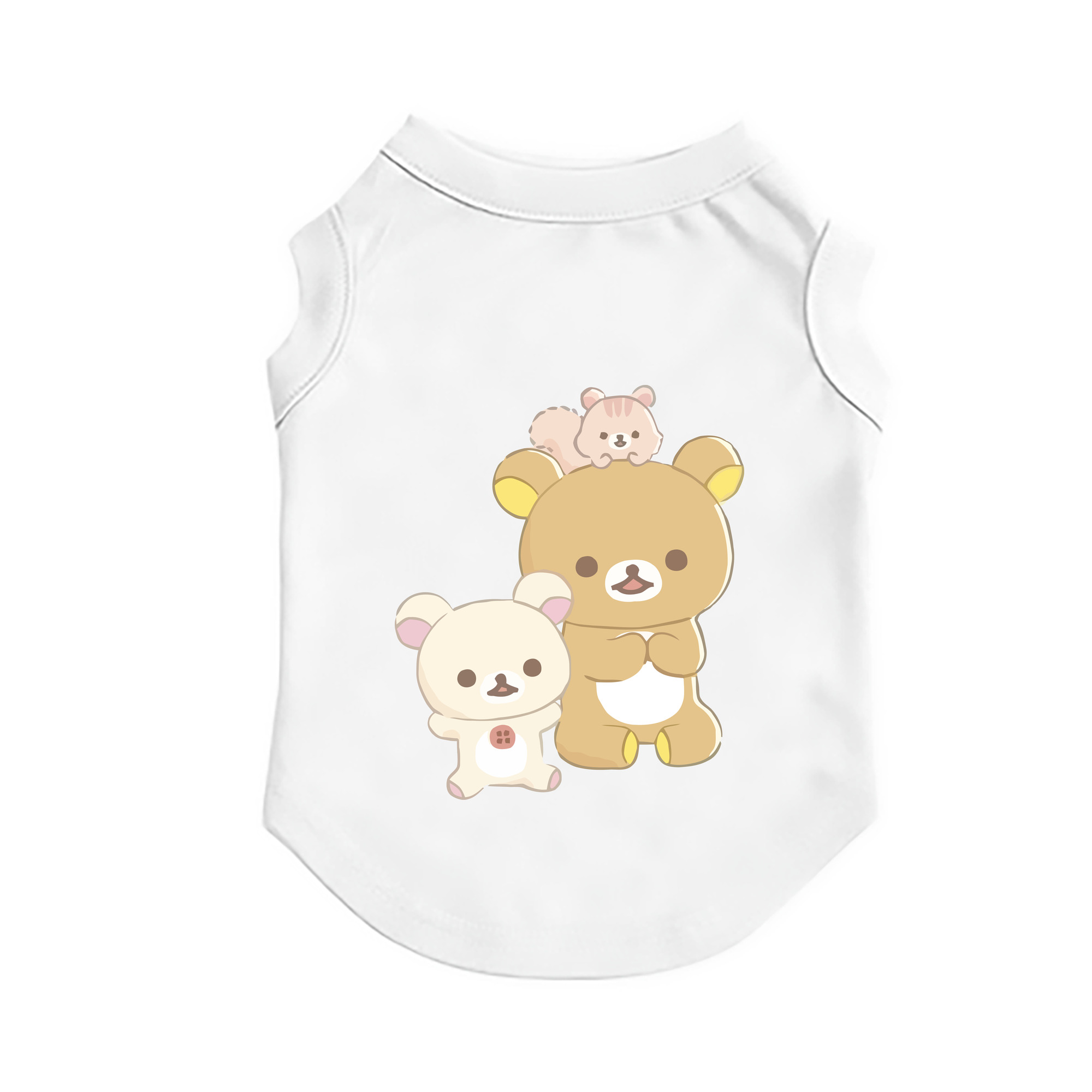 （画像用） リラックマ リラックマ キイロイトリ Rilakkuma Korilakkuma Kiiroitori ペット用ベスト