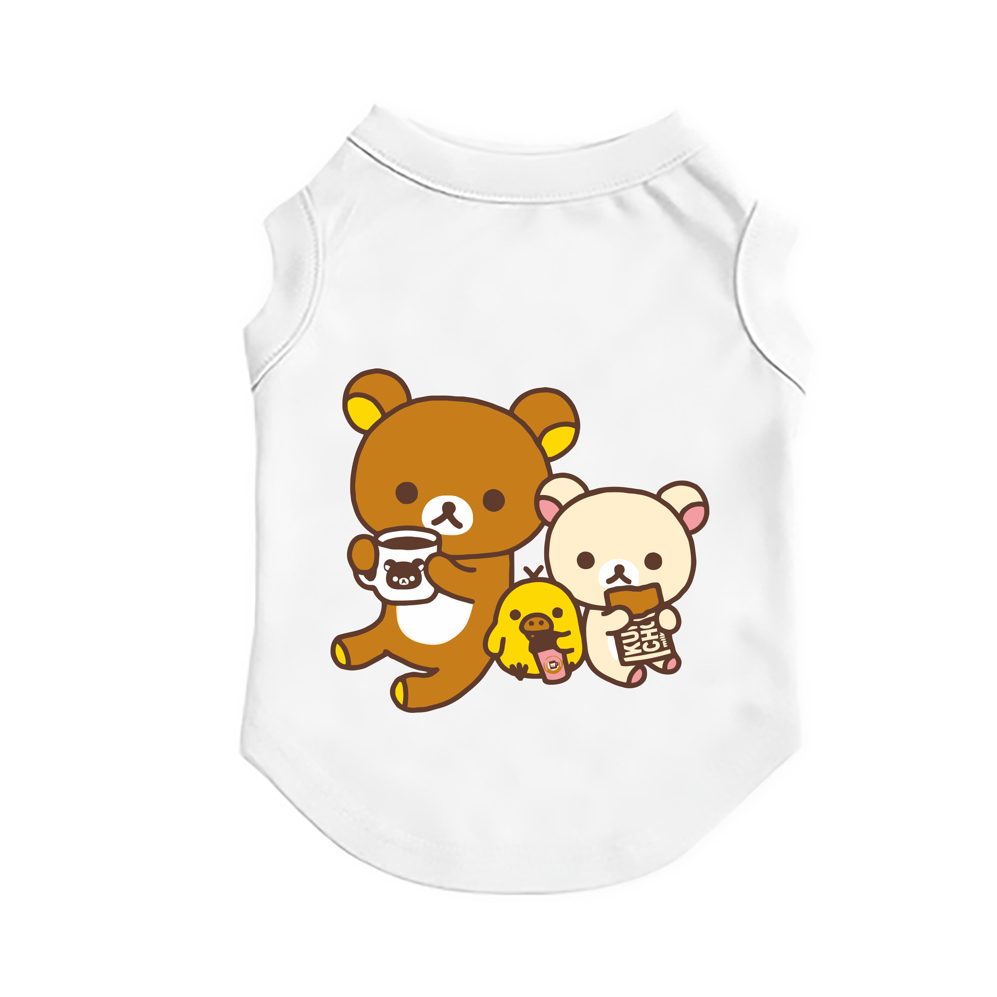 （画像用） リラックマ リラックマ キイロイトリ Rilakkuma Korilakkuma Kiiroitori ペット用ベスト