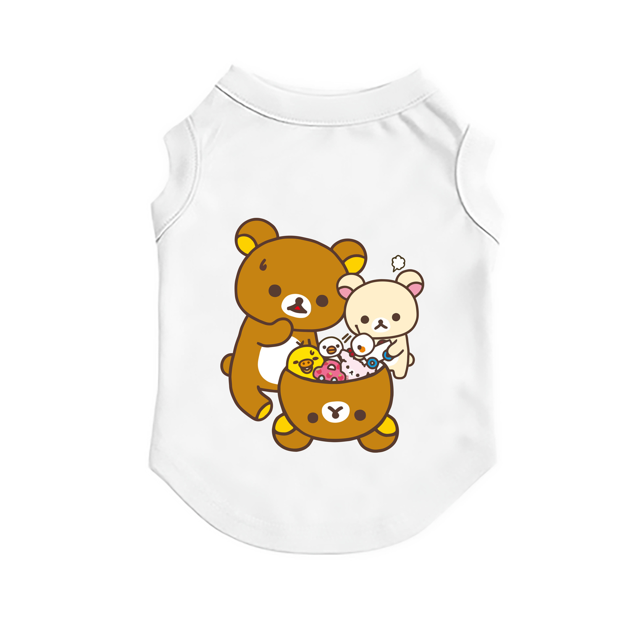 （画像用） リラックマ リラックマ キイロイトリ Rilakkuma Korilakkuma Kiiroitori ペット用ベスト