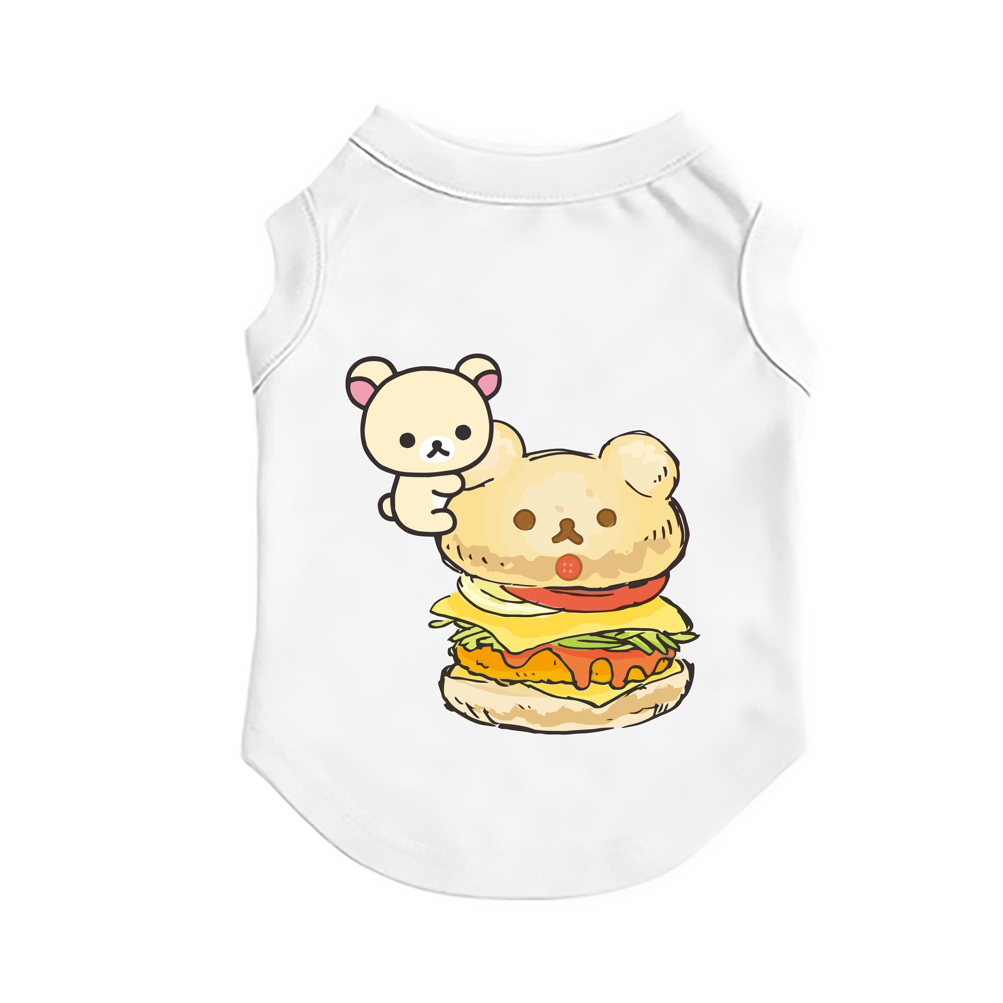 （画像用） リラックマ リラックマ キイロイトリ Rilakkuma Korilakkuma Kiiroitori ペット用ベスト