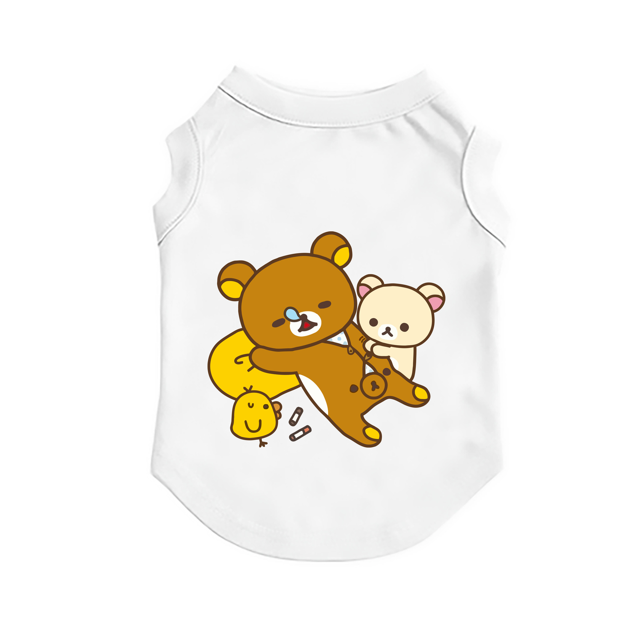 （画像用） リラックマ リラックマ キイロイトリ Rilakkuma Korilakkuma Kiiroitori ペット用ベスト