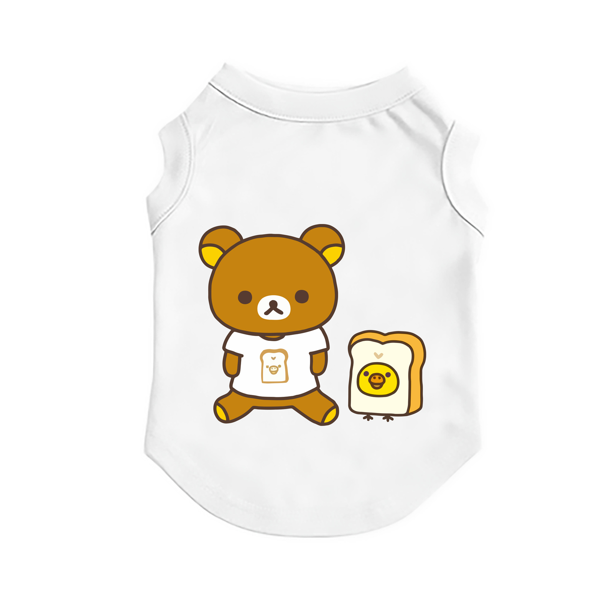 （画像用） リラックマ リラックマ キイロイトリ Rilakkuma Korilakkuma Kiiroitori ペット用ベスト