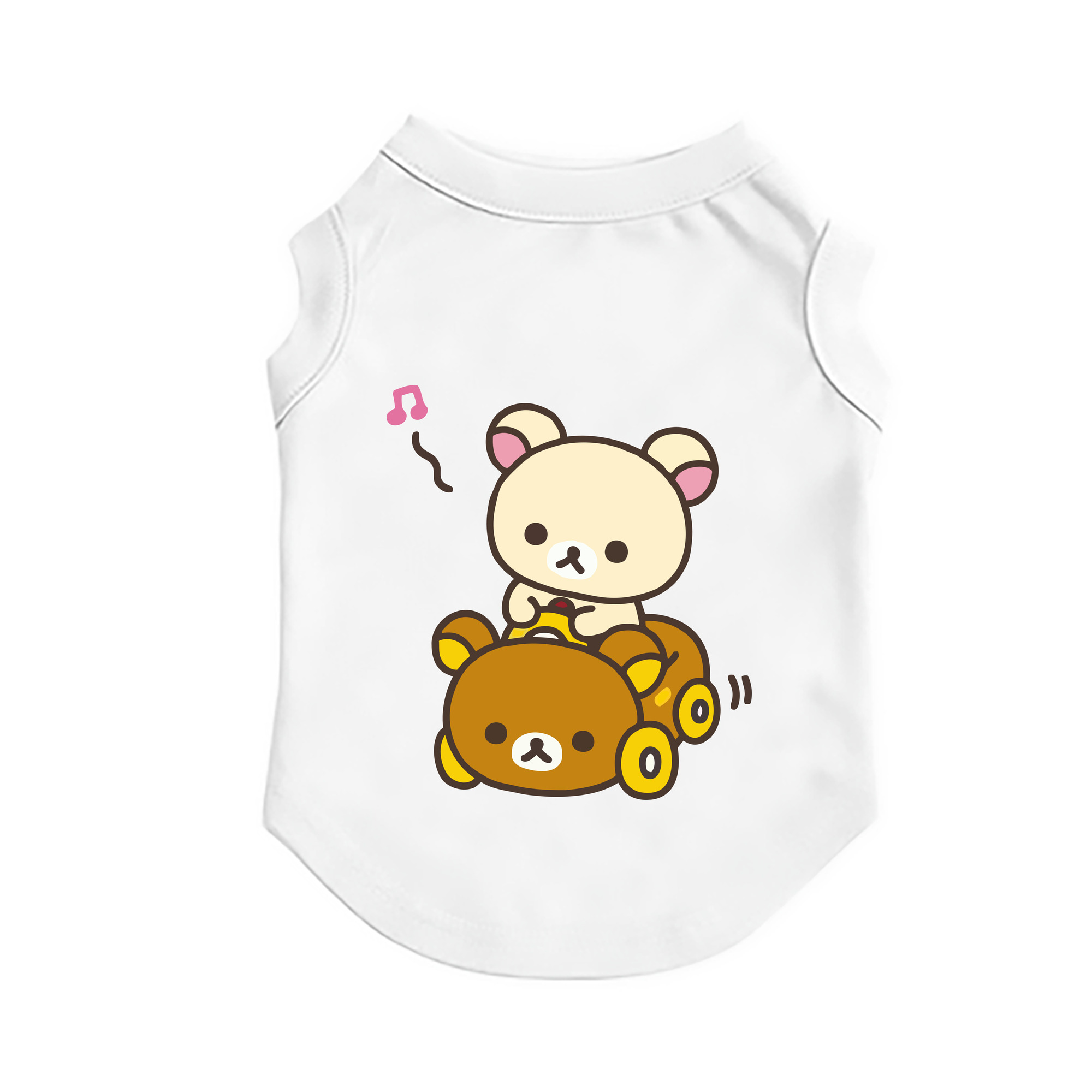 （画像用） リラックマ リラックマ キイロイトリ Rilakkuma Korilakkuma Kiiroitori ペット用ベスト