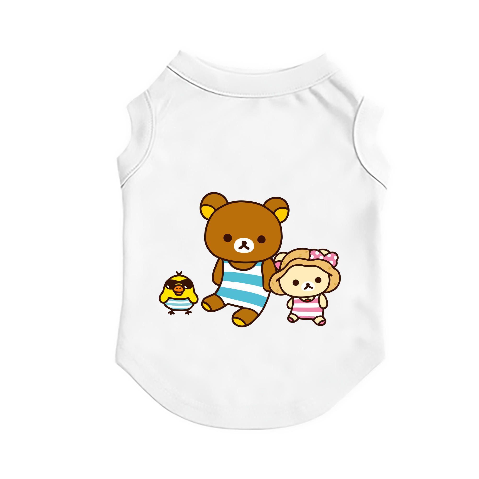 （画像用） リラックマ リラックマ キイロイトリ Rilakkuma Korilakkuma Kiiroitori ペット用ベスト