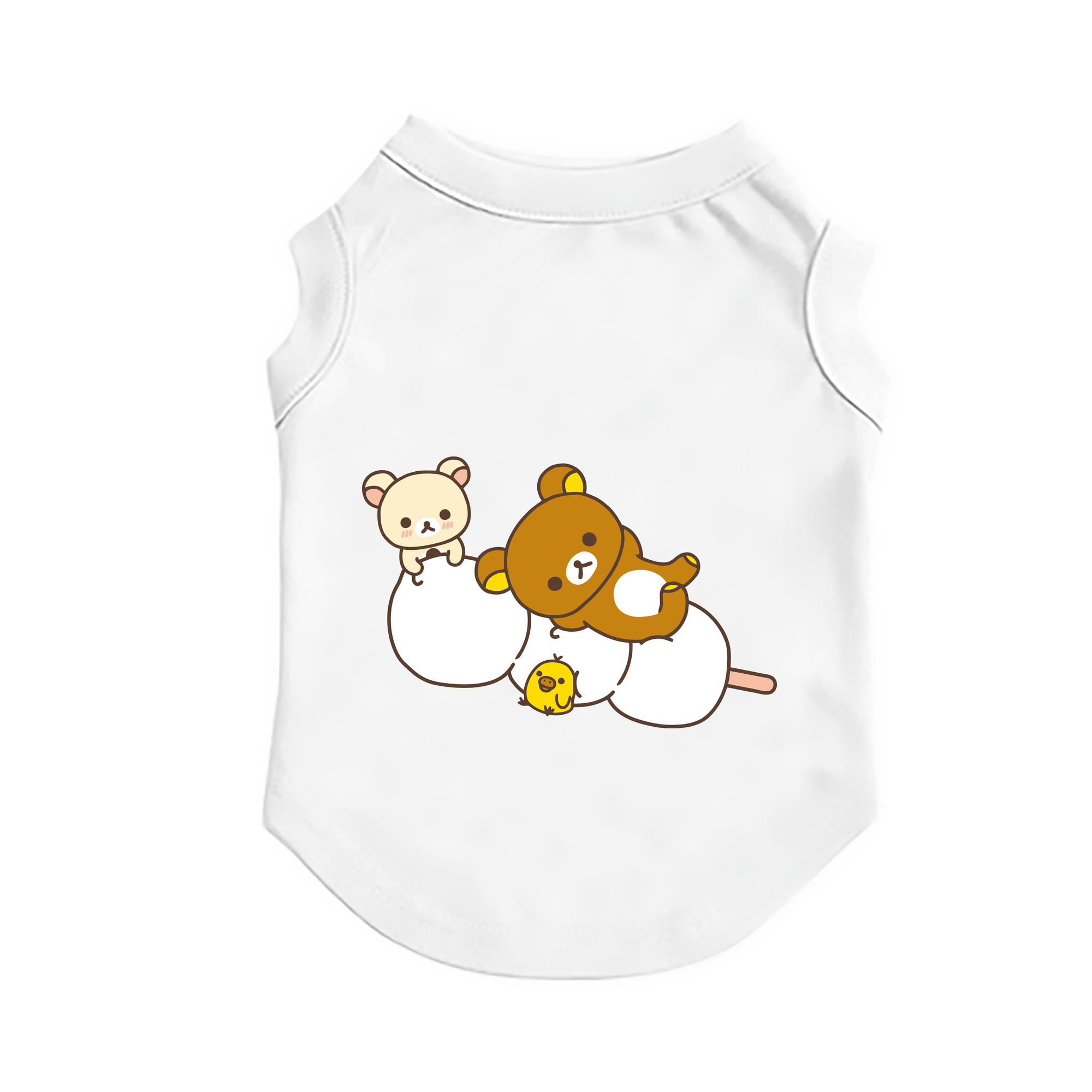 （画像用） リラックマ リラックマ キイロイトリ Rilakkuma Korilakkuma Kiiroitori ペット用ベスト
